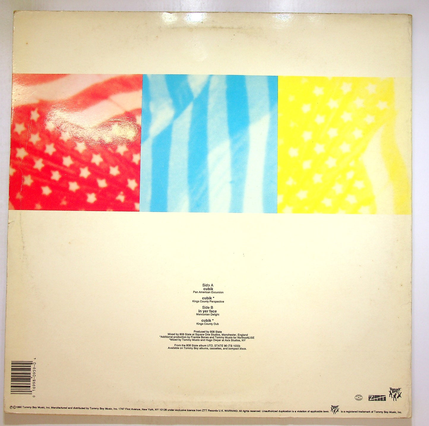 EBOND 808 State - Cubik Vinile V103100