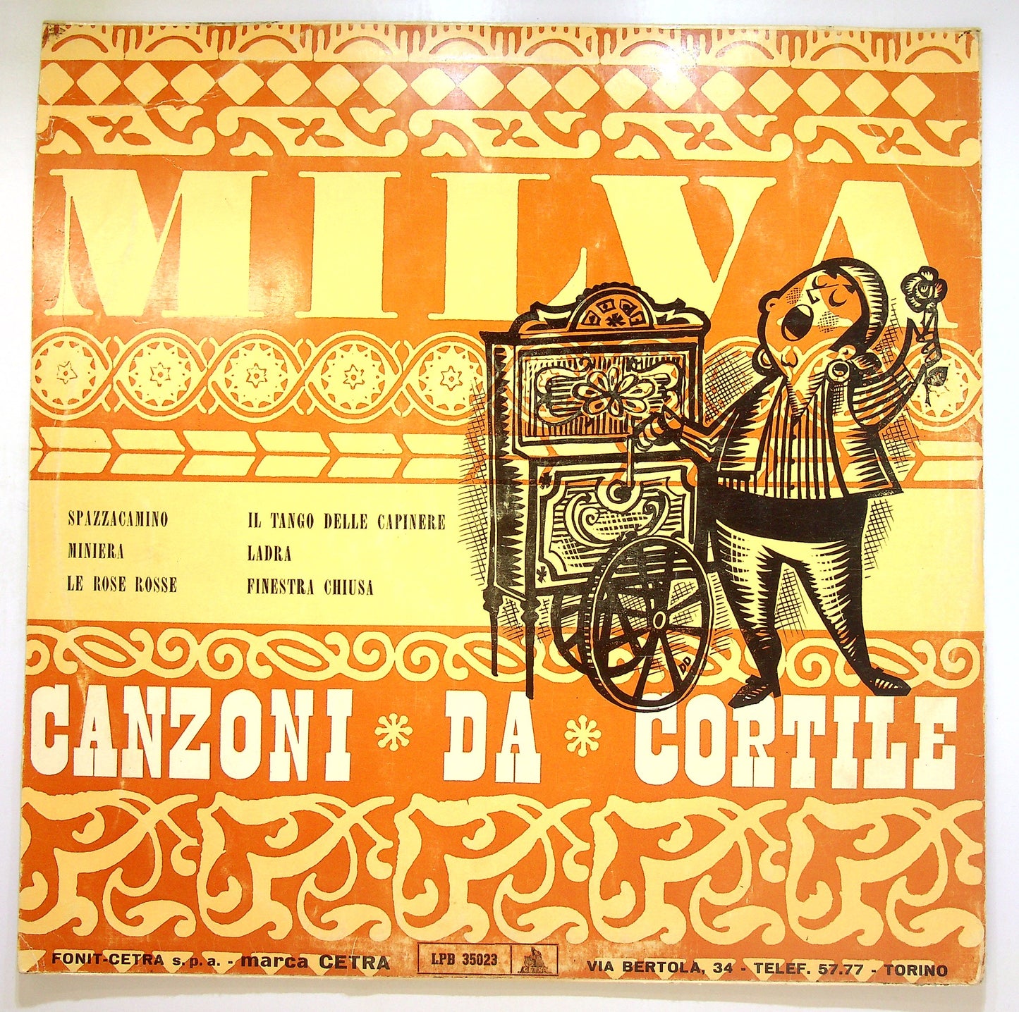 EBOND Milva - Le Canzoni Del Tabarin - Canzoni Da Cortile Vinile V103136
