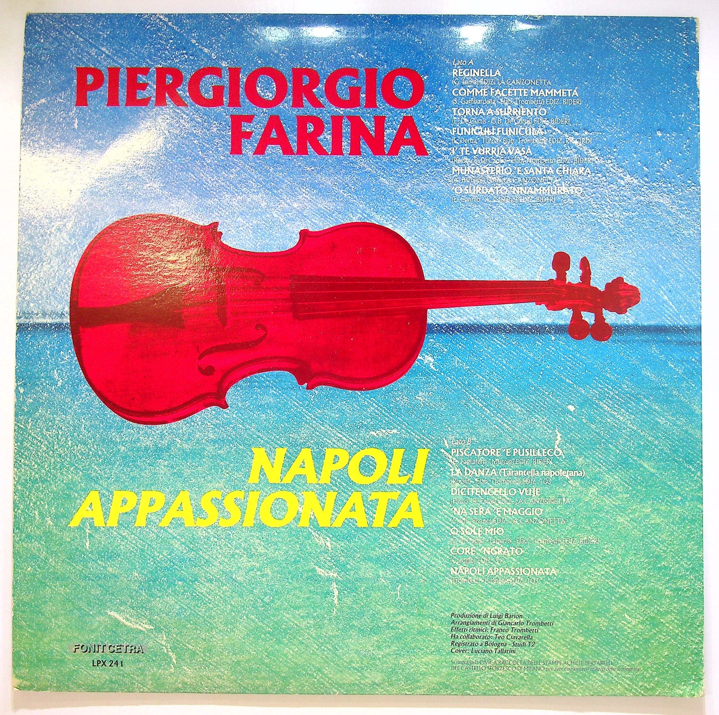 EBOND Piergiorgio Farina - Napoli Appassionata Vinile V104004