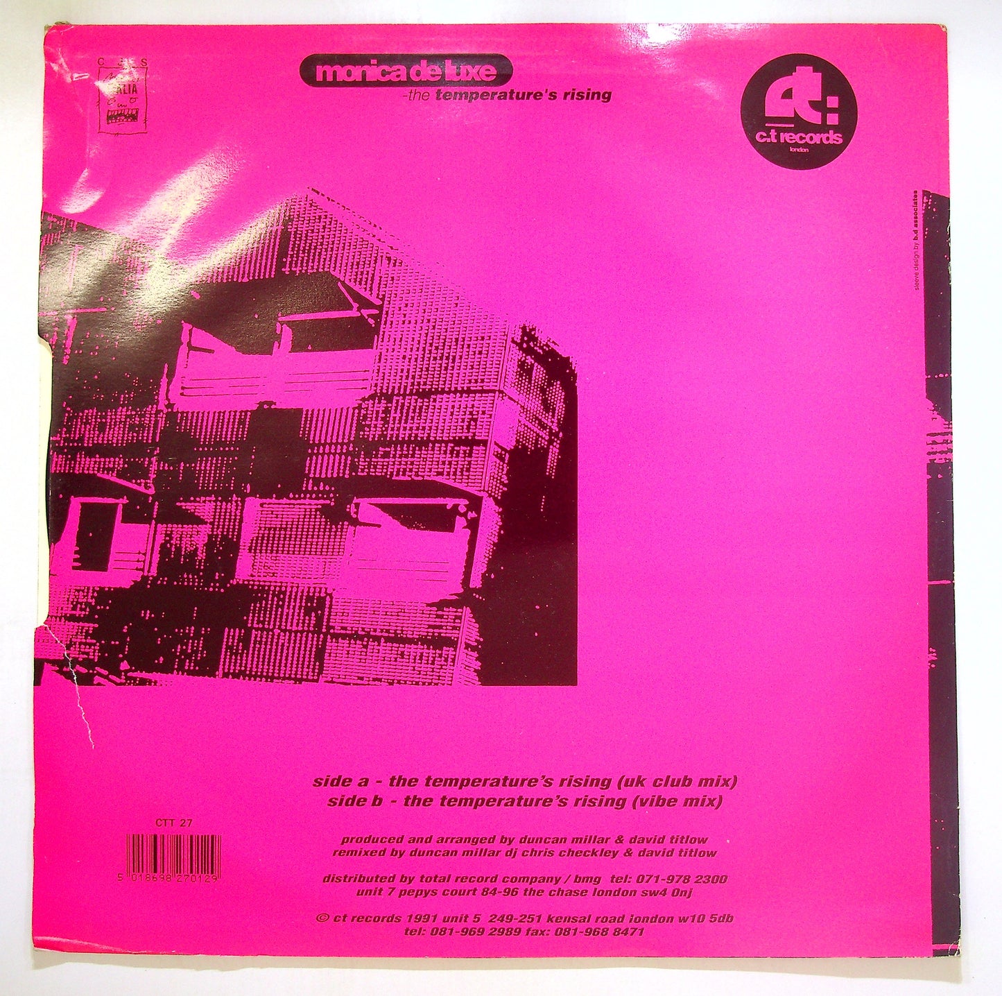 EBOND Monica De Luxe - The Temperature's Rising Vinile V104063