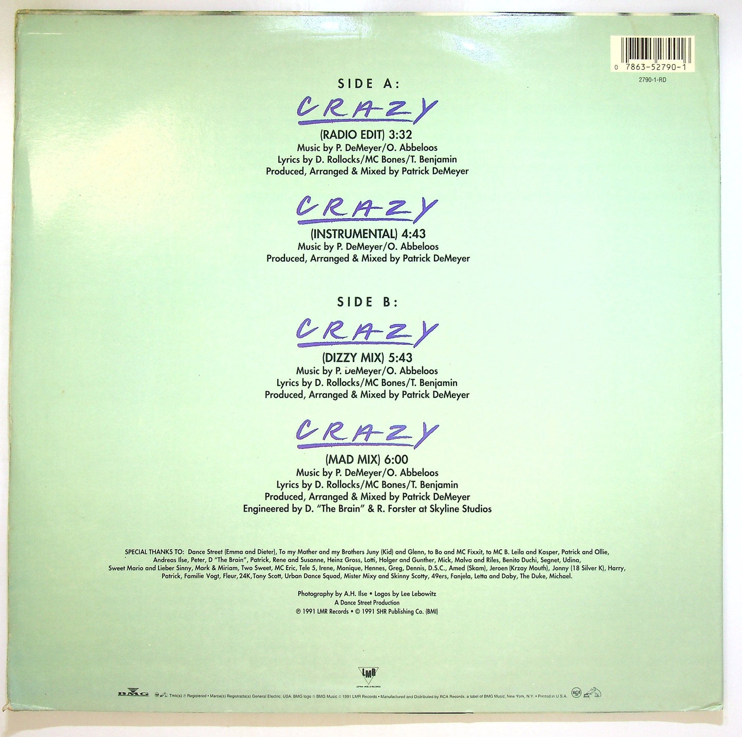 EBOND Daisy Dee - Crazy Vinile V104069