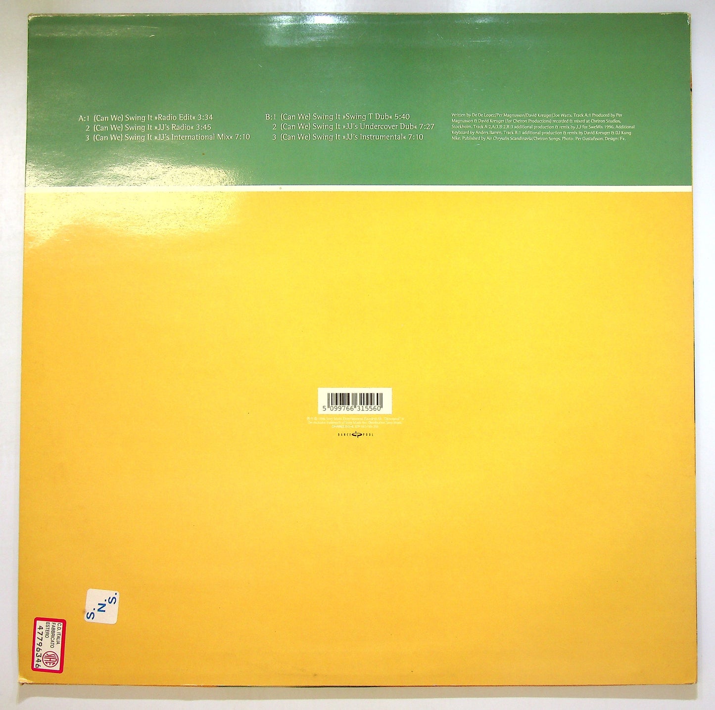 EBOND Dede - (Can We) Swing It Vinile V104071