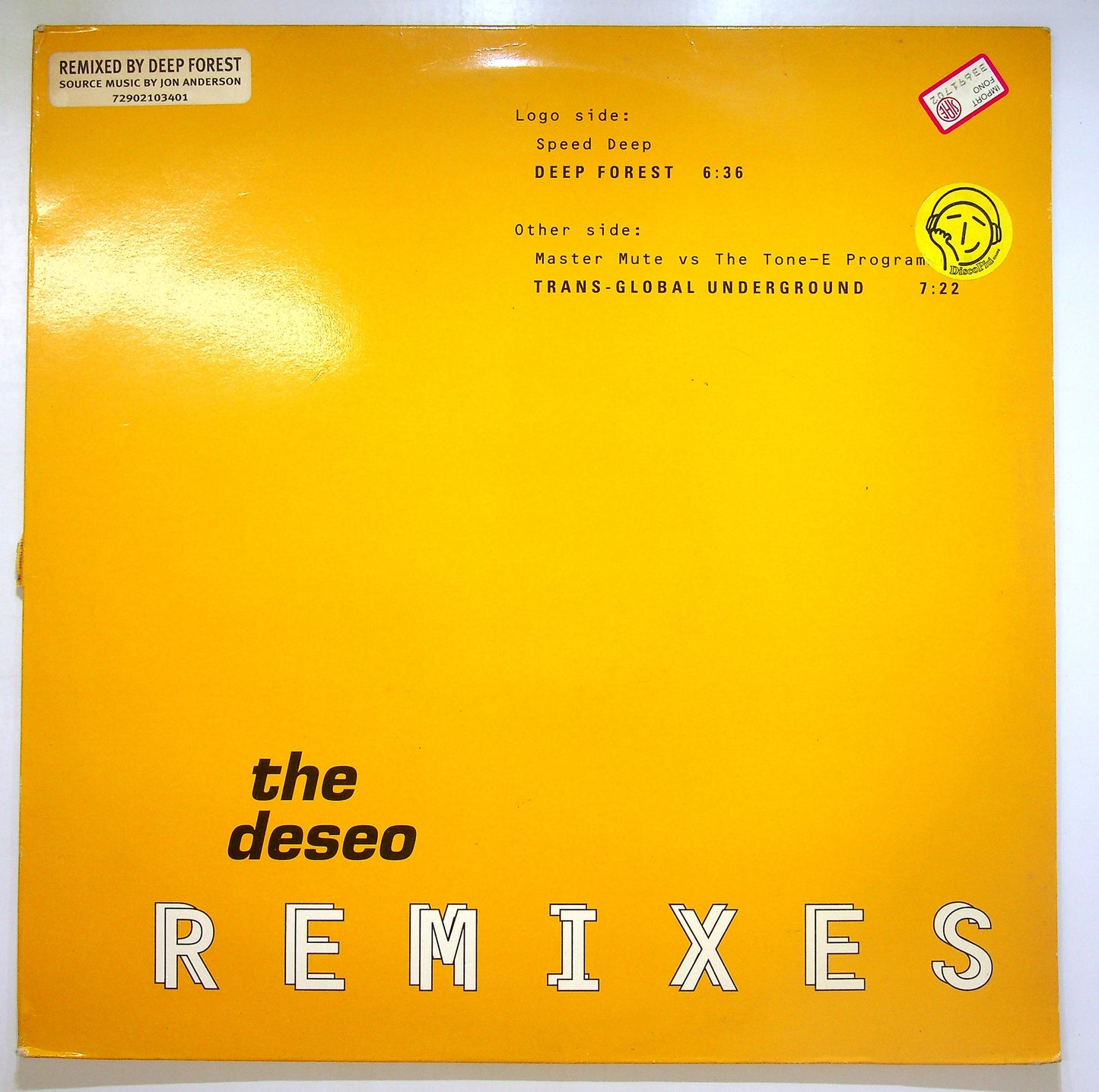 EBOND Jon Anderson - The Deseo Remixes Vinile V104095