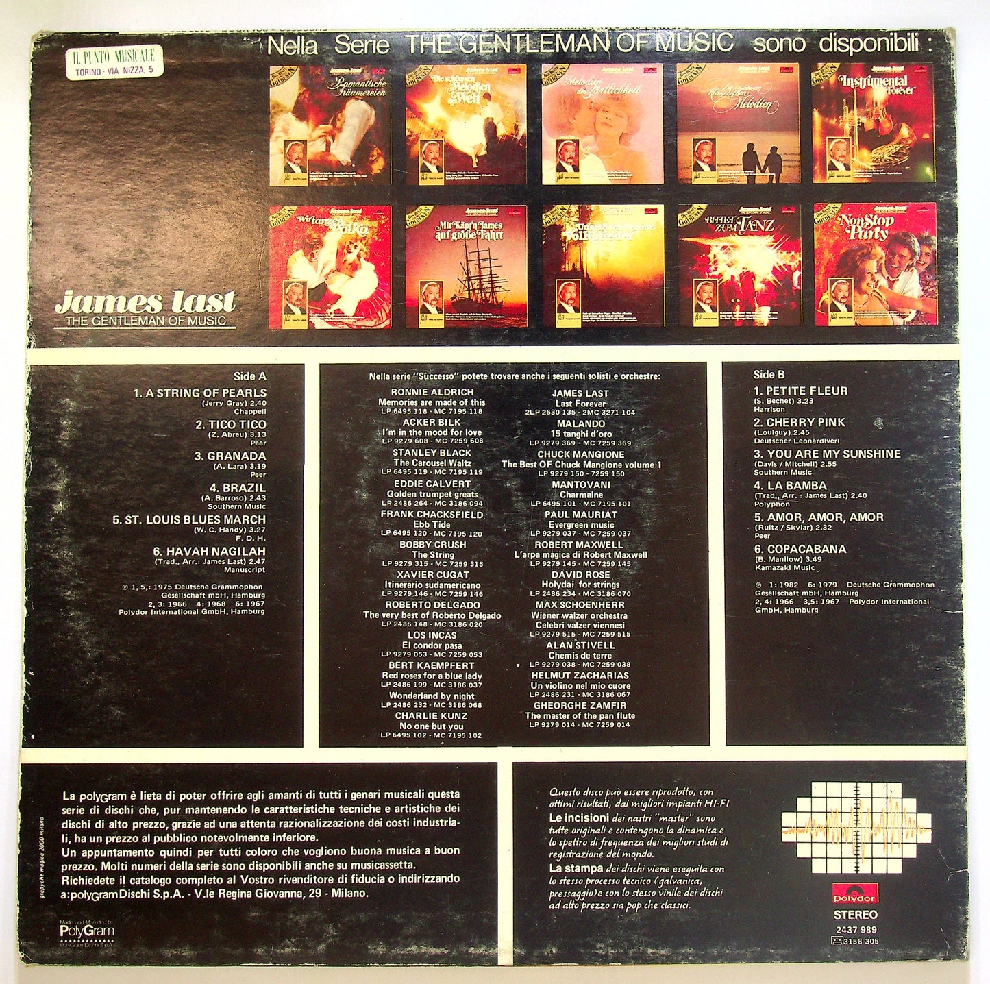 EBOND James Last - My Favourite Instrumentals Vinile V104107