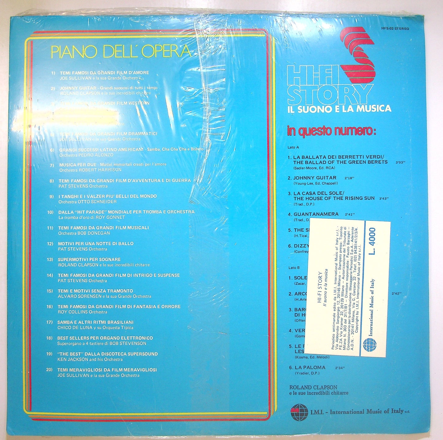 EBOND Johnny Guitar - 12 Successi Di Tutti I Tempi Vinile V105004