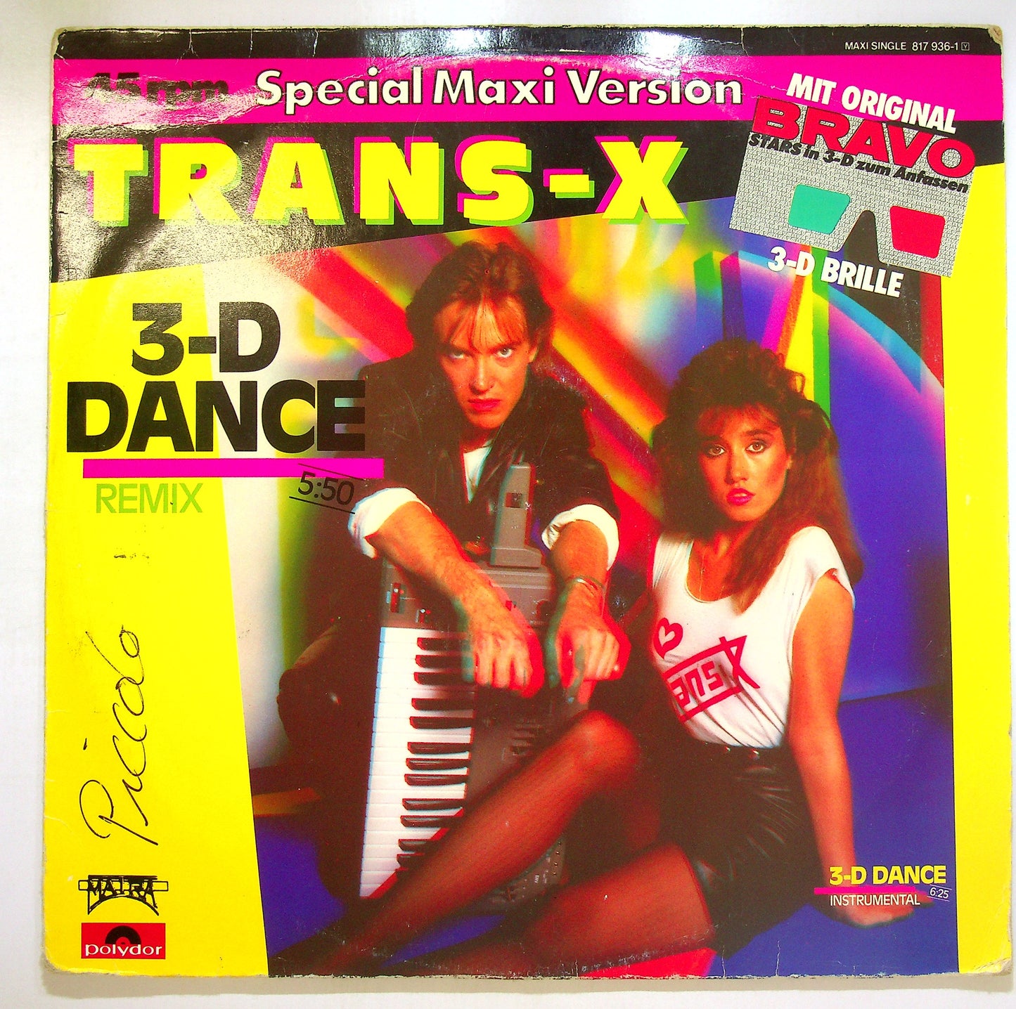EBOND Trans-X - 3-D Dance (Remix) Vinile V105074