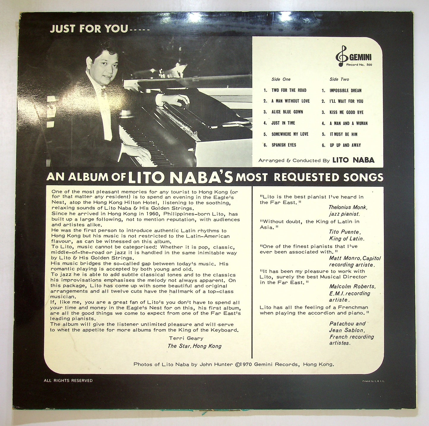 EBOND Lito Naba And His Golden Strings Vinile V105080
