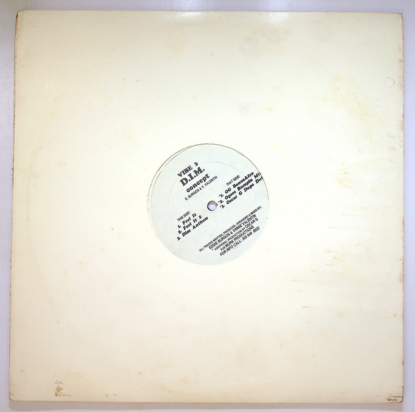 EBOND D.I.M. Concept - Feel It Vinile V105089