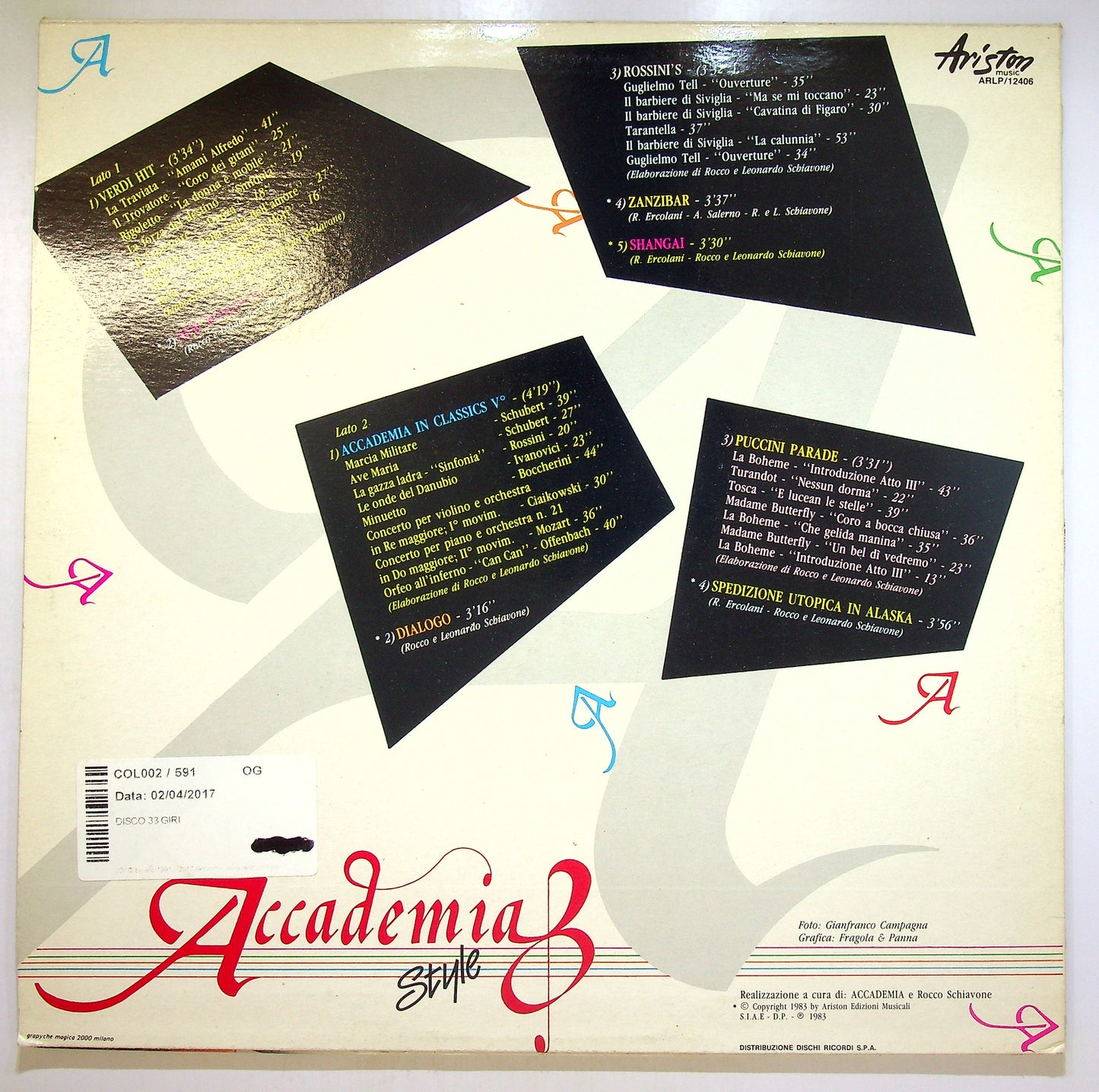 EBOND Accademia - Accademia Style Vinile V105137