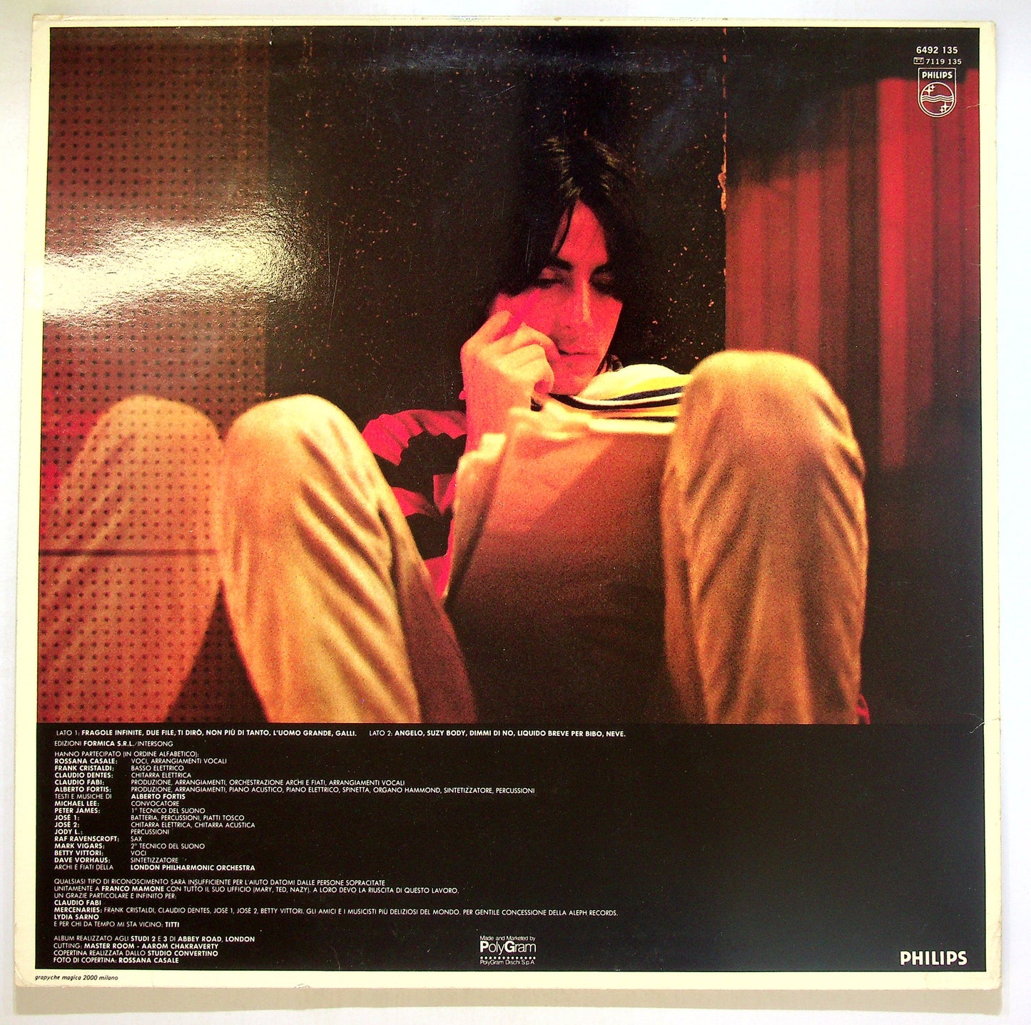 EBOND Alberto Fortis - Fragole Infinite Vinile V106021