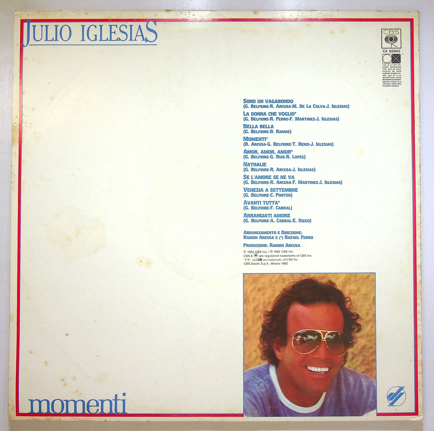EBOND Julio Iglesias - Momenti Vinile V106022