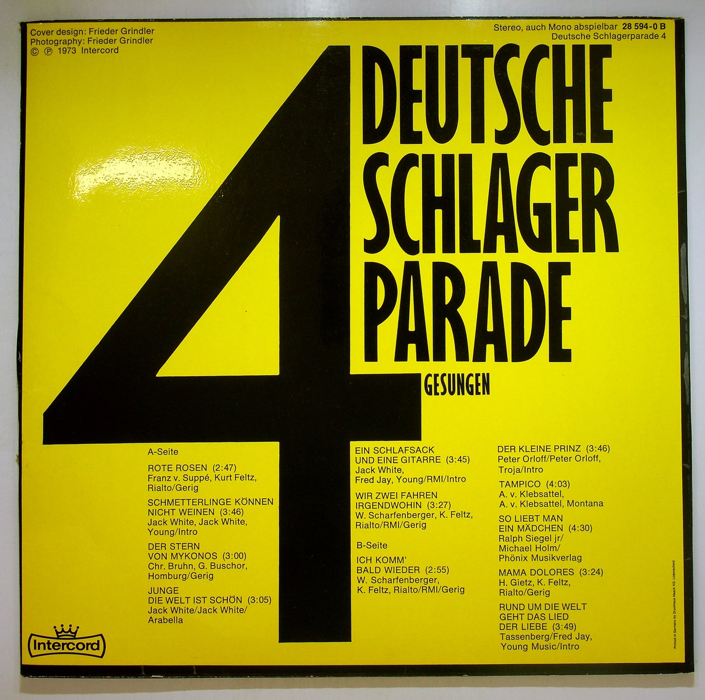 EBOND Various - Deutsche Schlagerparade 4 Vinile V106046