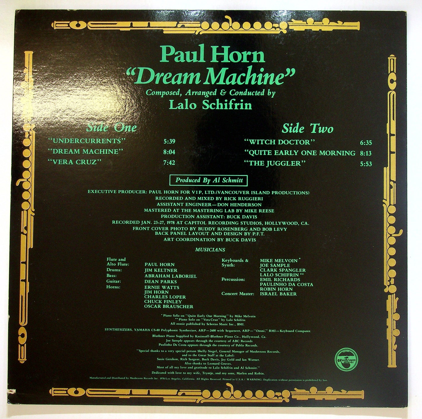 EBOND Paul Horn - Dream Machine Vinile V106050