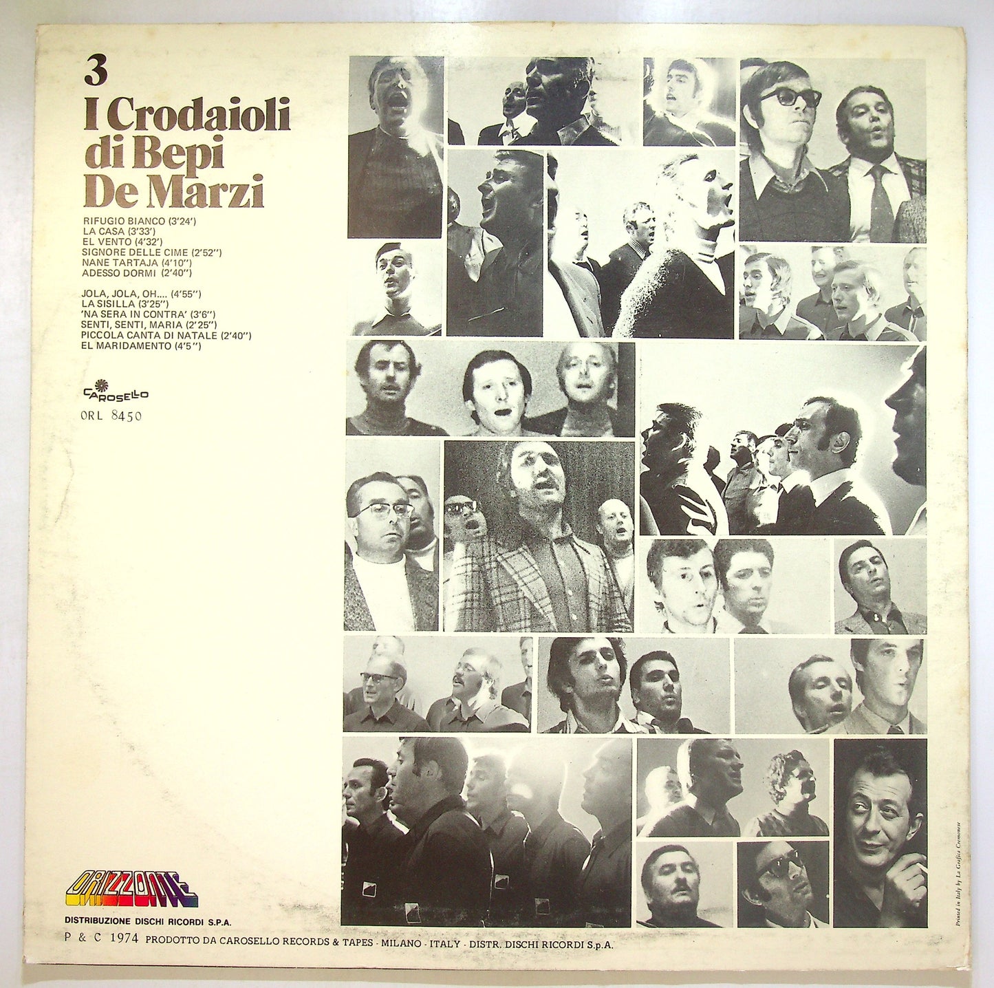EBOND I Crodaioli di Bepi De Marzi - 3 Vinile V106063