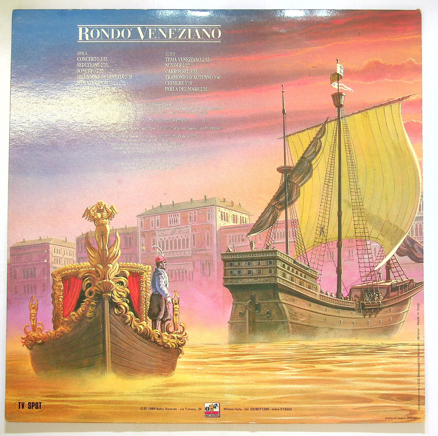 EBOND Rondo Veneziano - Concerto Vinile V106067