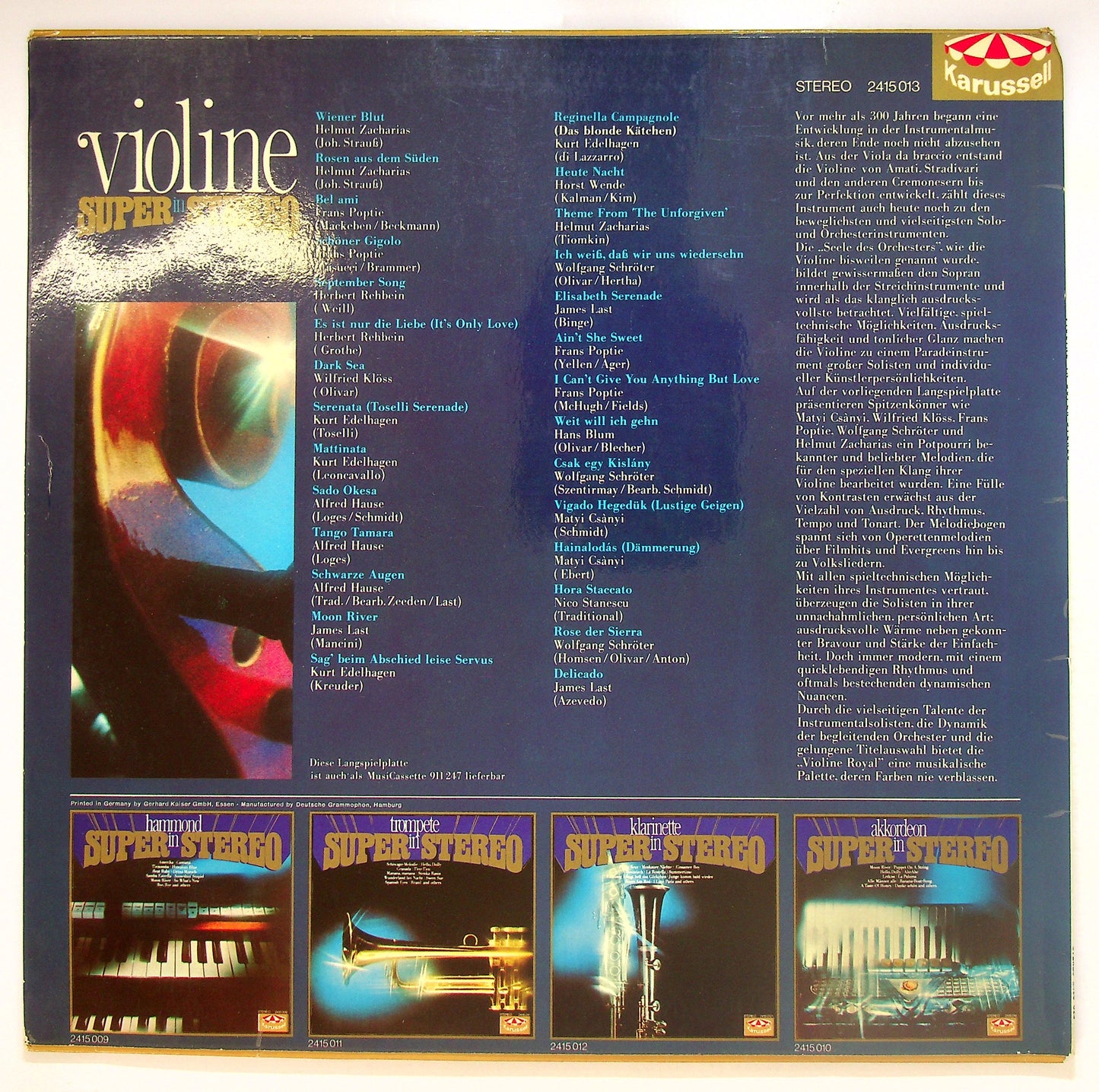 EBOND Various - Violine Vinile V106131