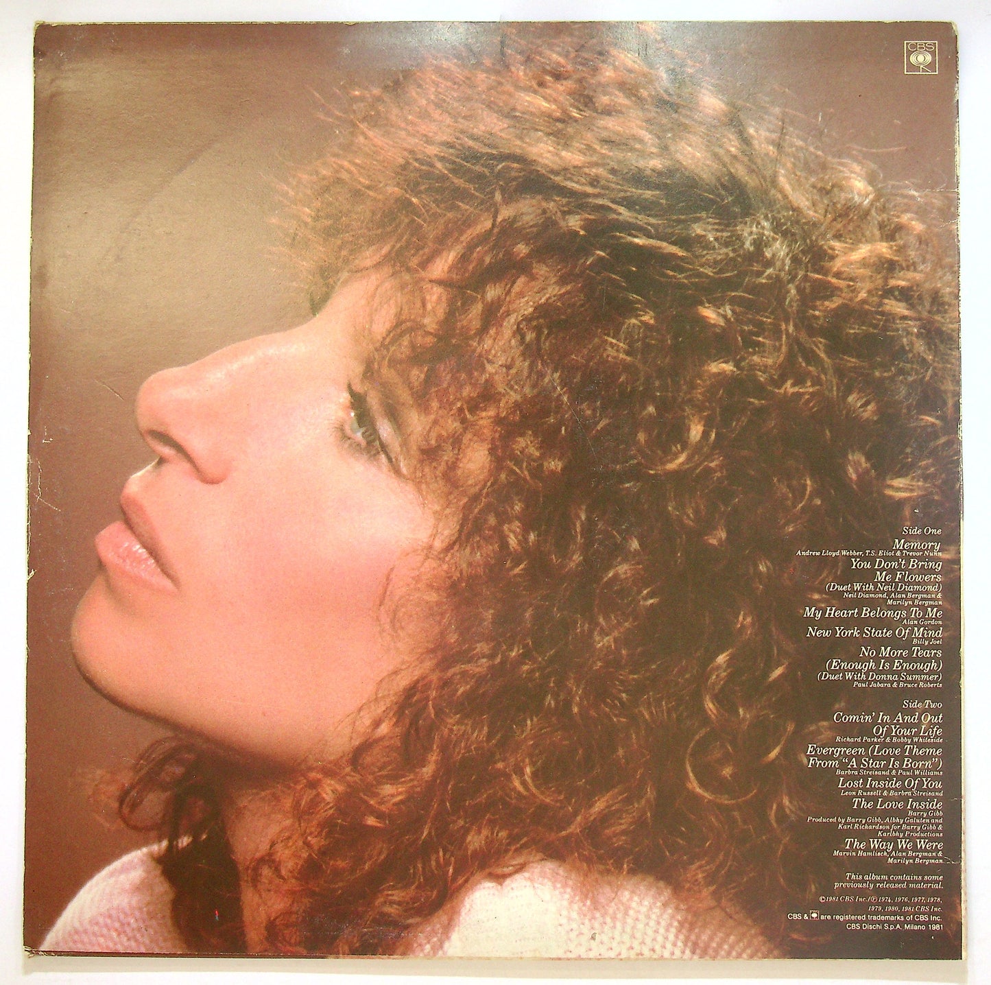 EBOND Barbra Streisand - Memories Vinile V107004