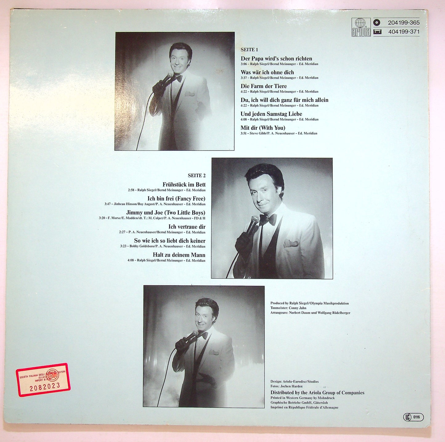 EBOND Peter Alexander - Fur Dich Vinile V107037