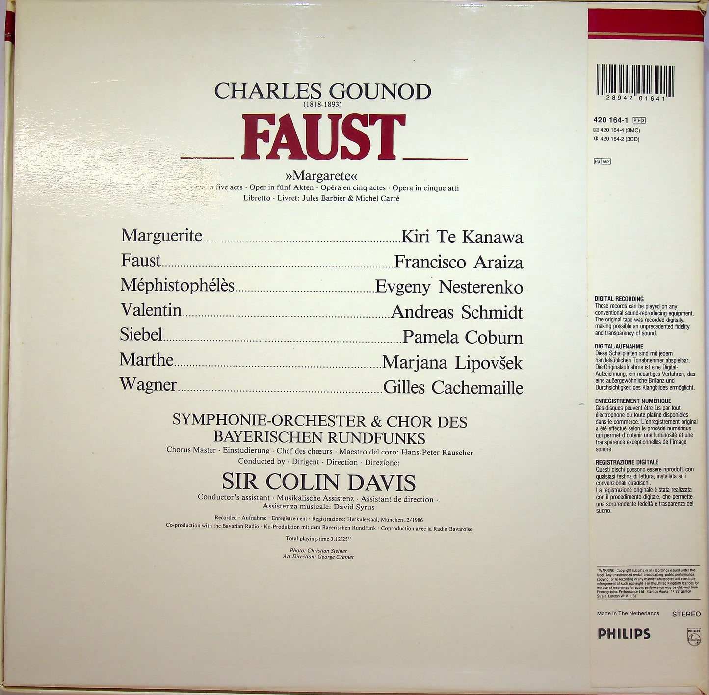 EBOND Gounod - Faust Vinile V108002