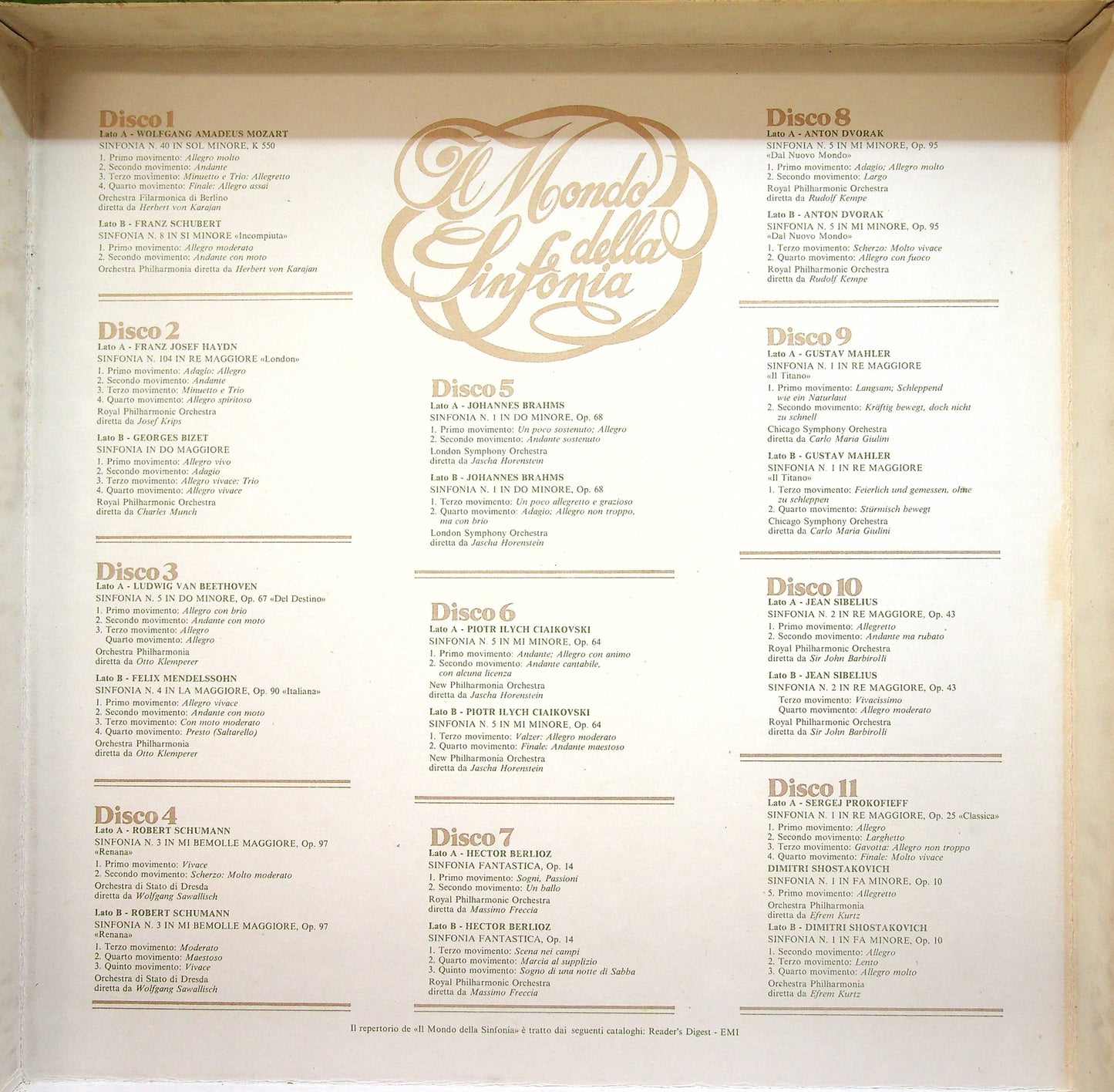 EBOND Various - Il Mondo Della Sinfonia Vinile V108005