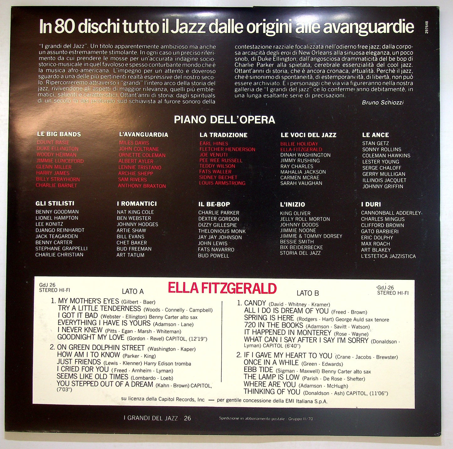 EBOND Ella Fitzgerald - Ella Fitzgerald EDITORIALE Vinile V108009