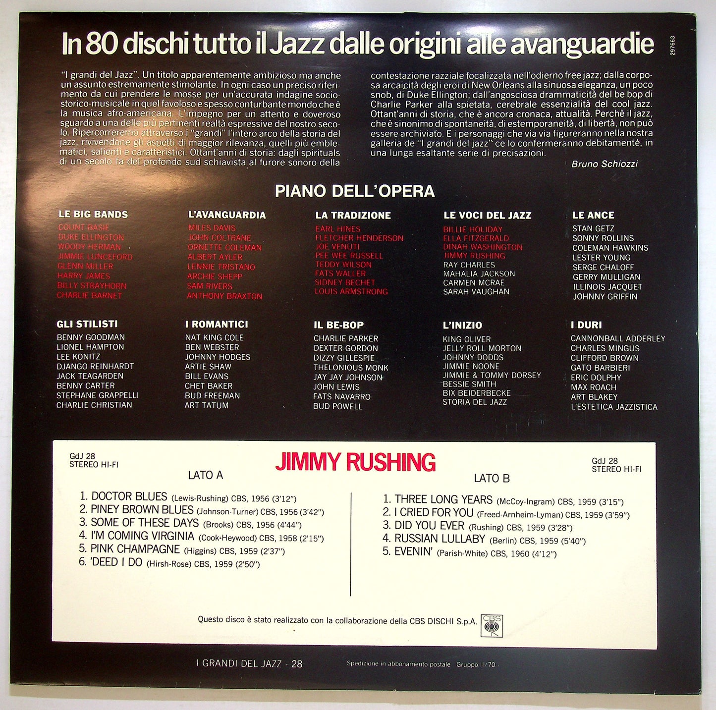 EBOND Jimmy Rushing - Jimmy Rushing EDITORIALE Vinile V108011
