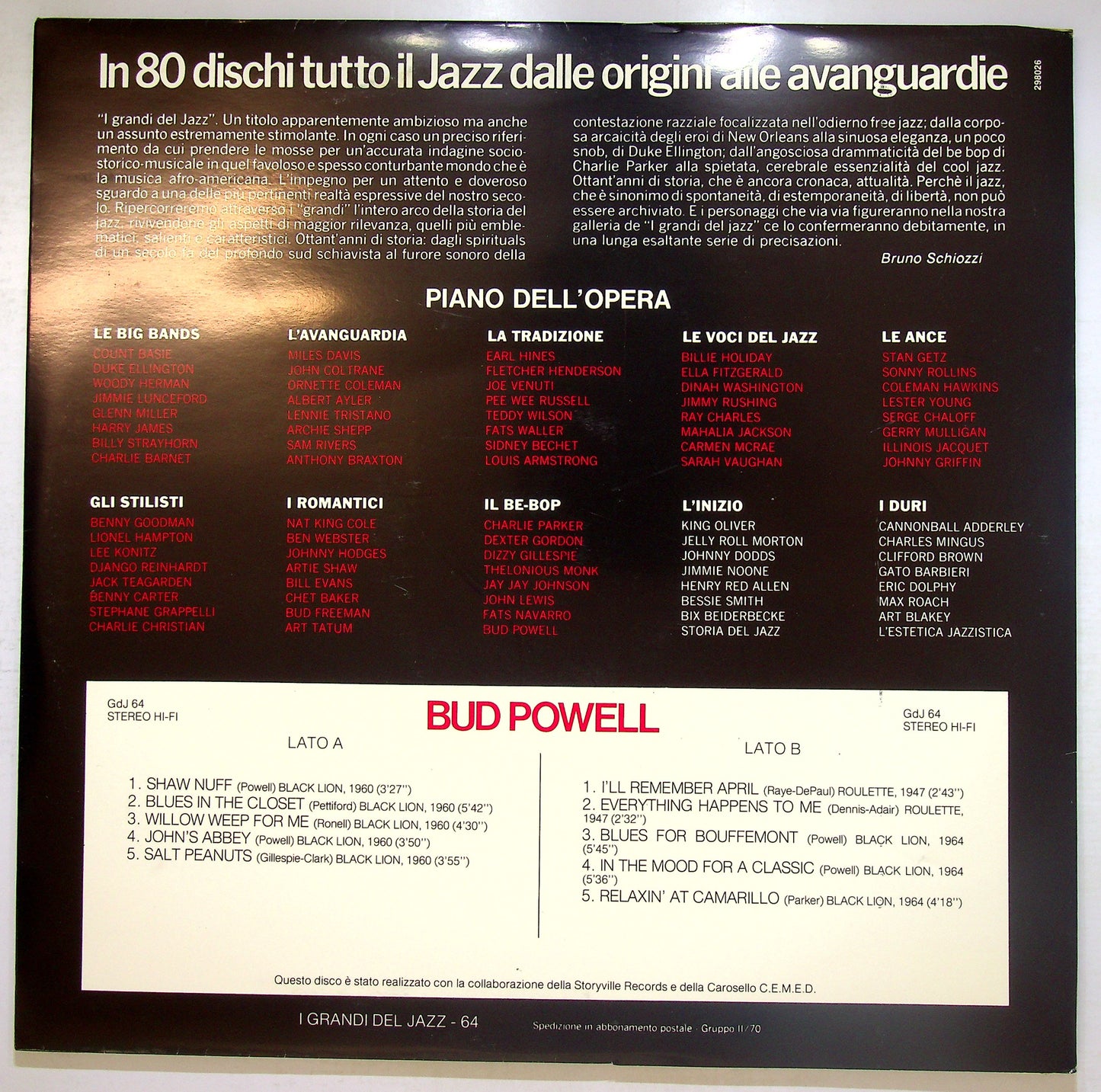 EBOND Bud Powell - Bud Powell Vinile V108021