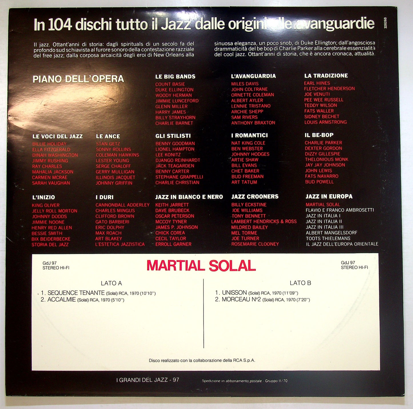 EBOND Martial Solal - Martial Solal Vinile V108029