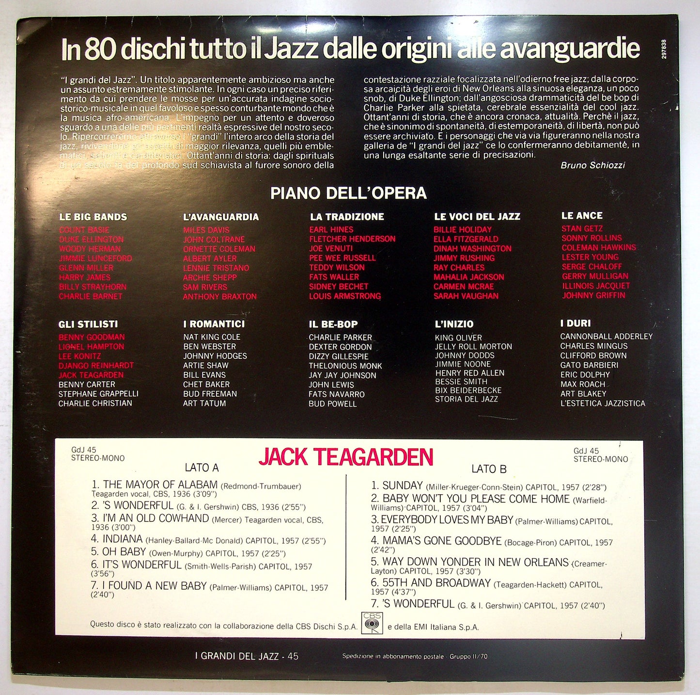 EBOND Jack Teagarden - Jack Teagarden Vinile V108031