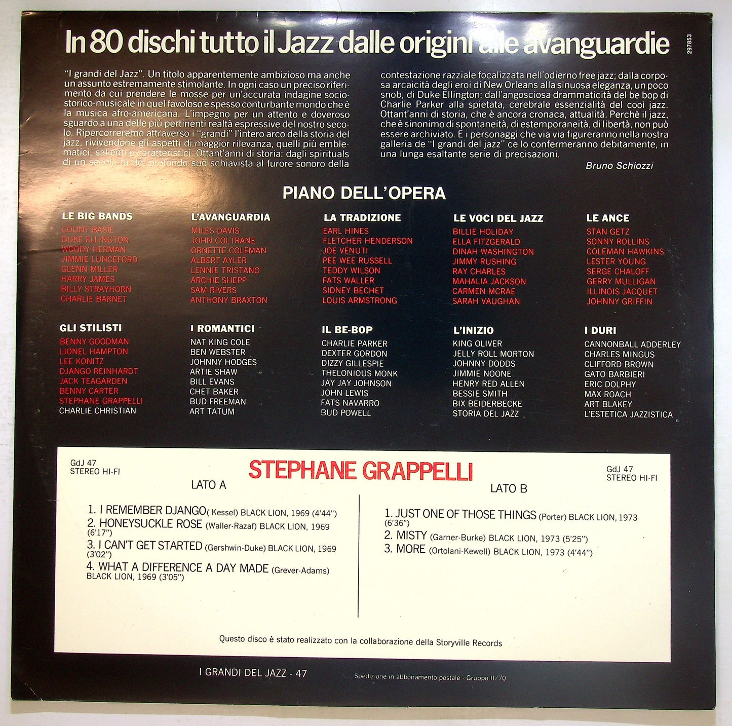 EBOND Stephane Grappelli - Stephane Grappelli Vinile V108036