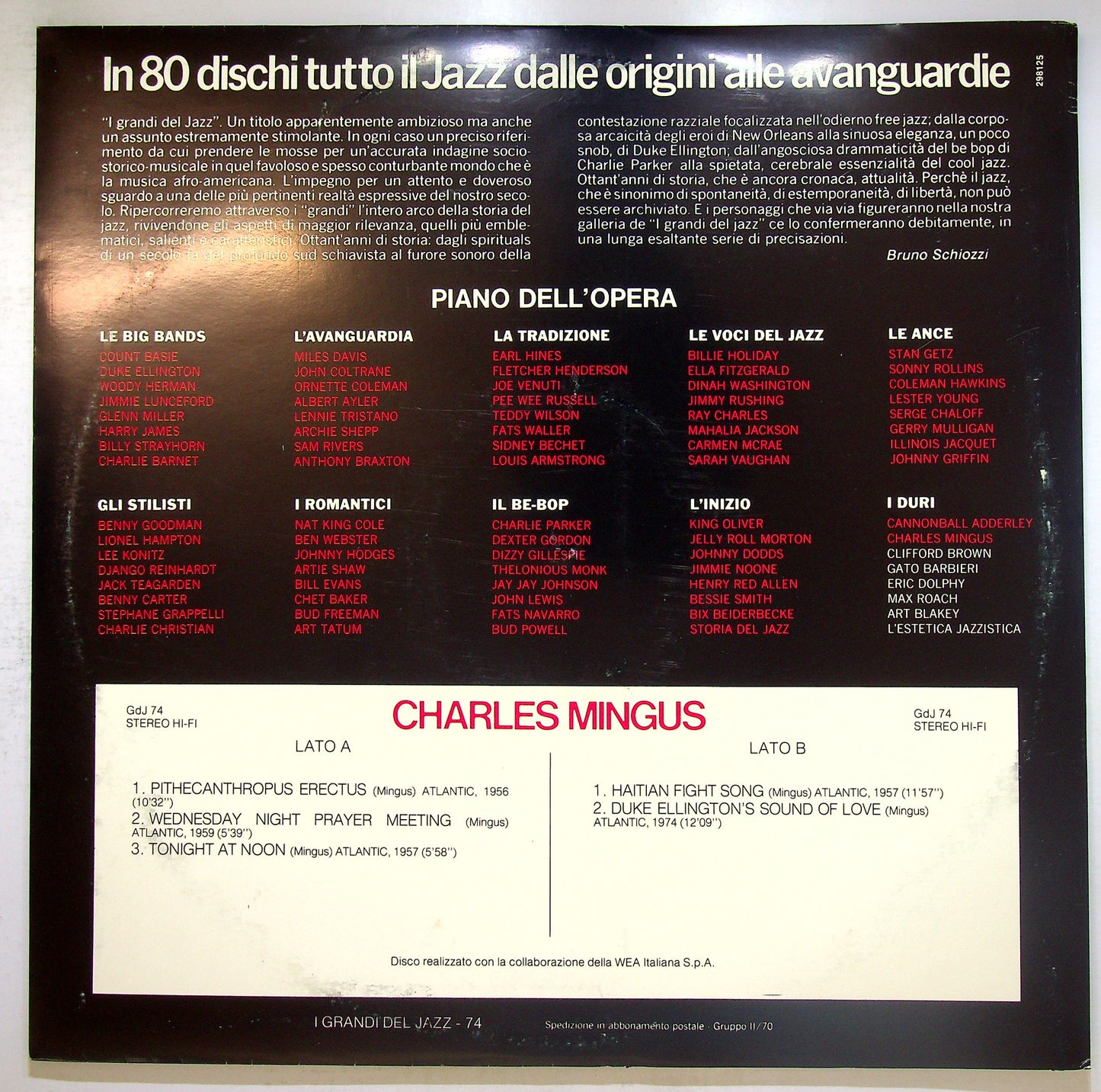 EBOND Charles Mingus - Charles Mingus Vinile V108039