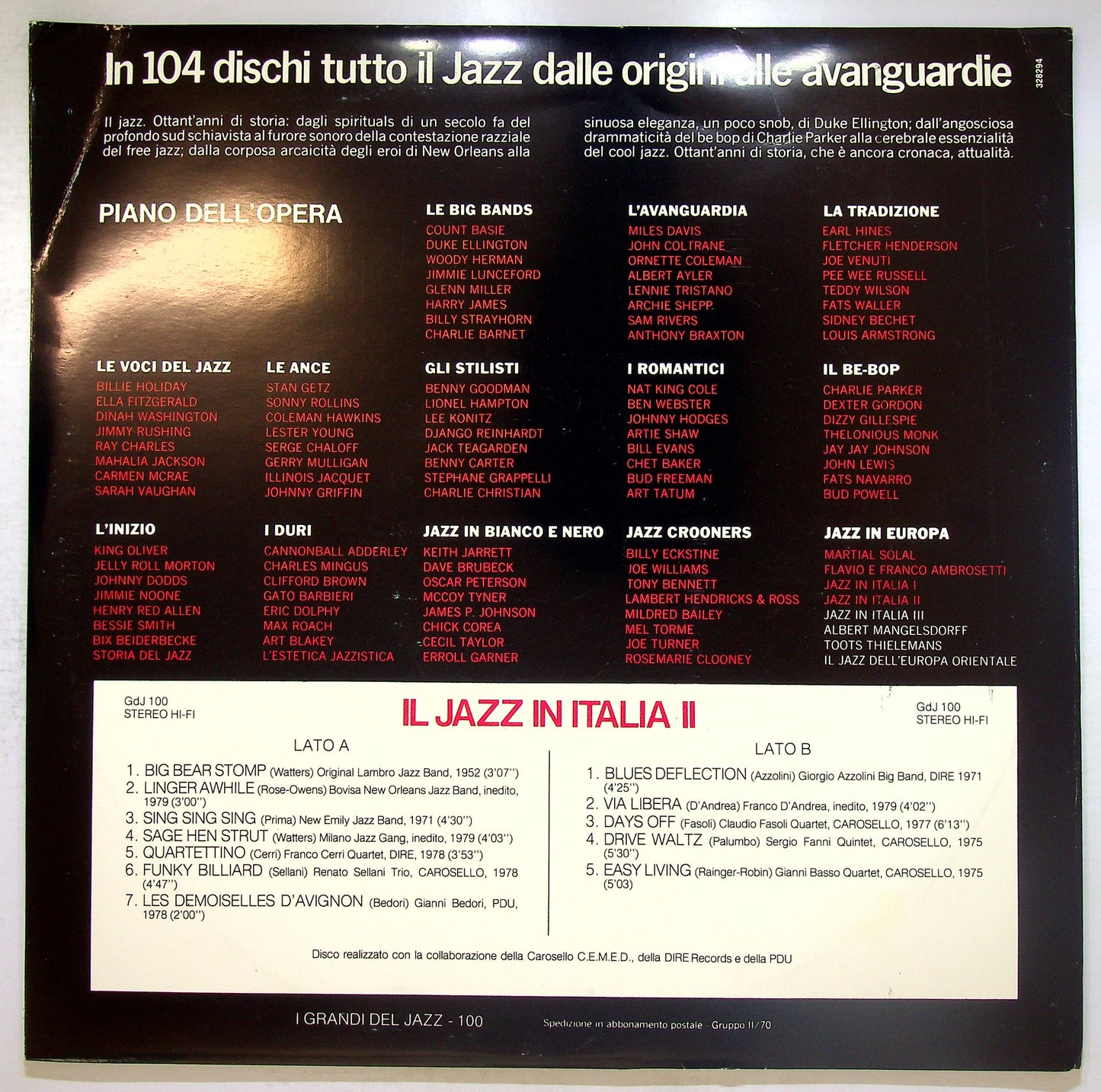 EBOND Various - Il Jazz In Italia II Vinile V108057