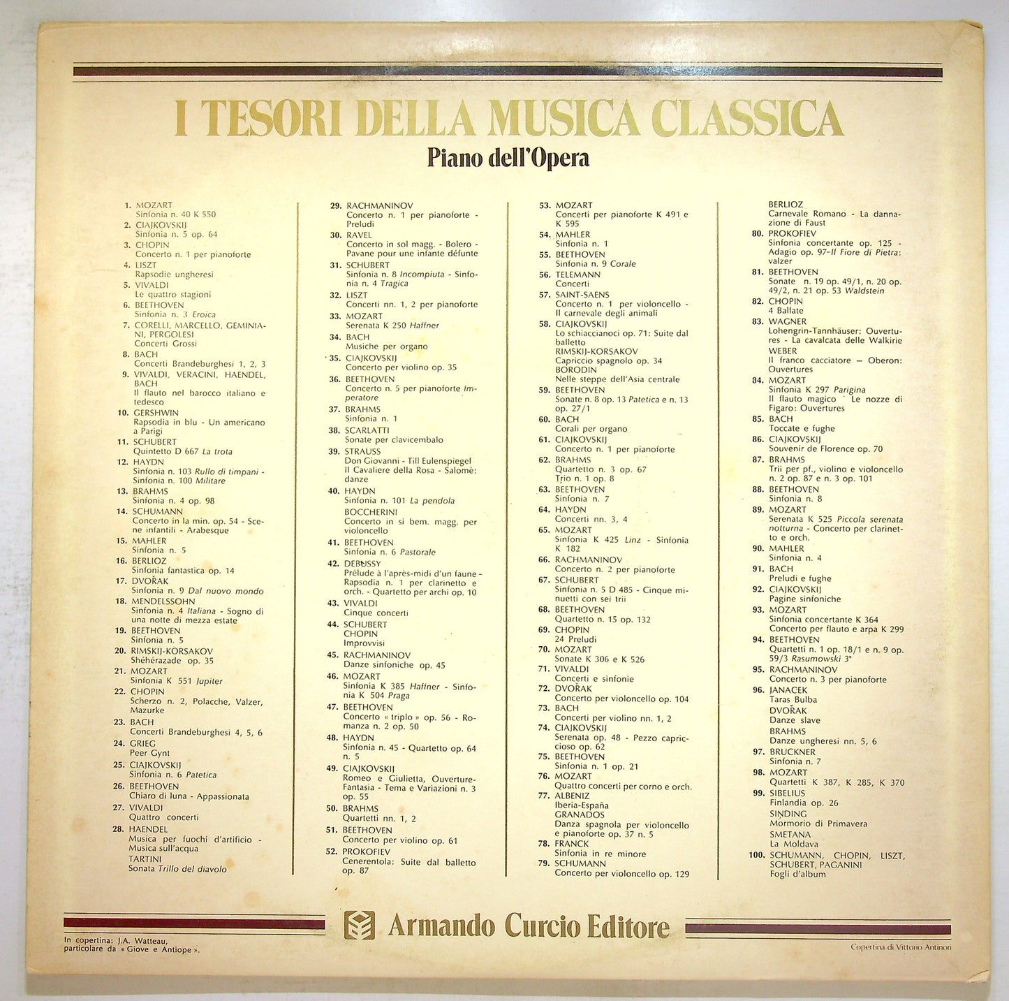 EBOND Mendelssohn - sinfonia No. 4 Op. 90 Italiana Vinile V108069