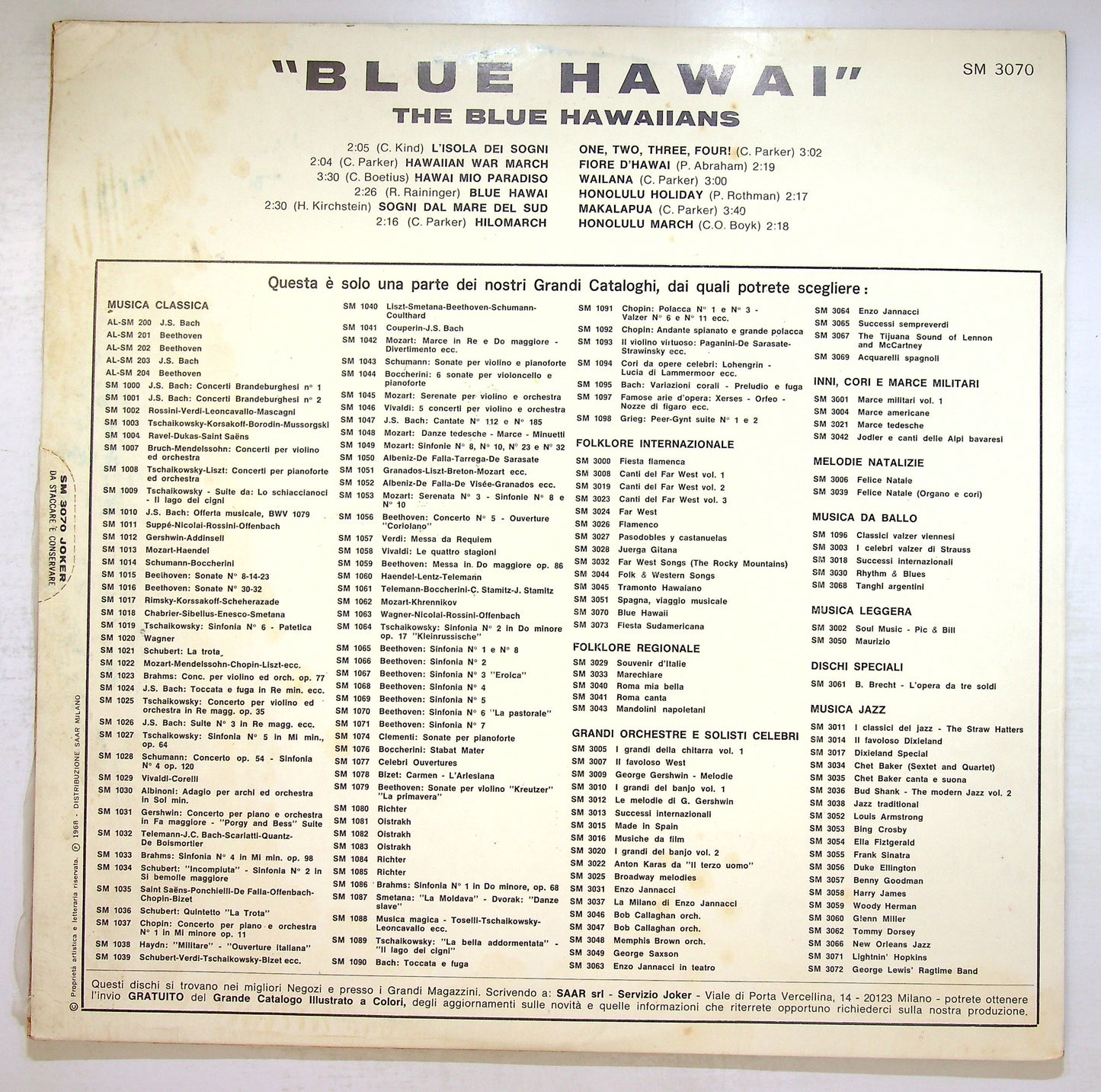 EBOND The Blue Hawaiians - Blue Hawai Vinile V109033