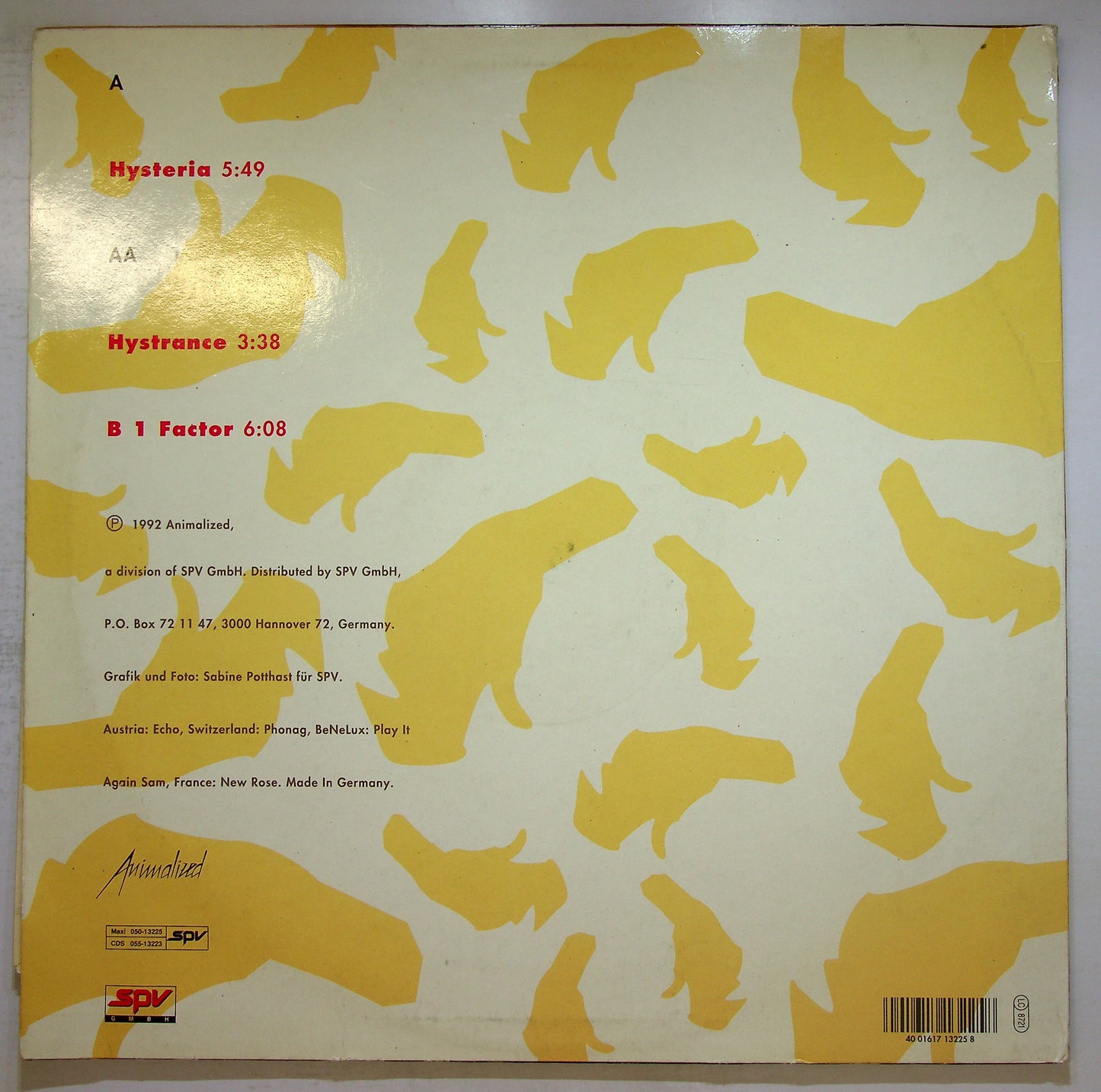 EBOND Trip 2001 - Hysteria Vinile V109036