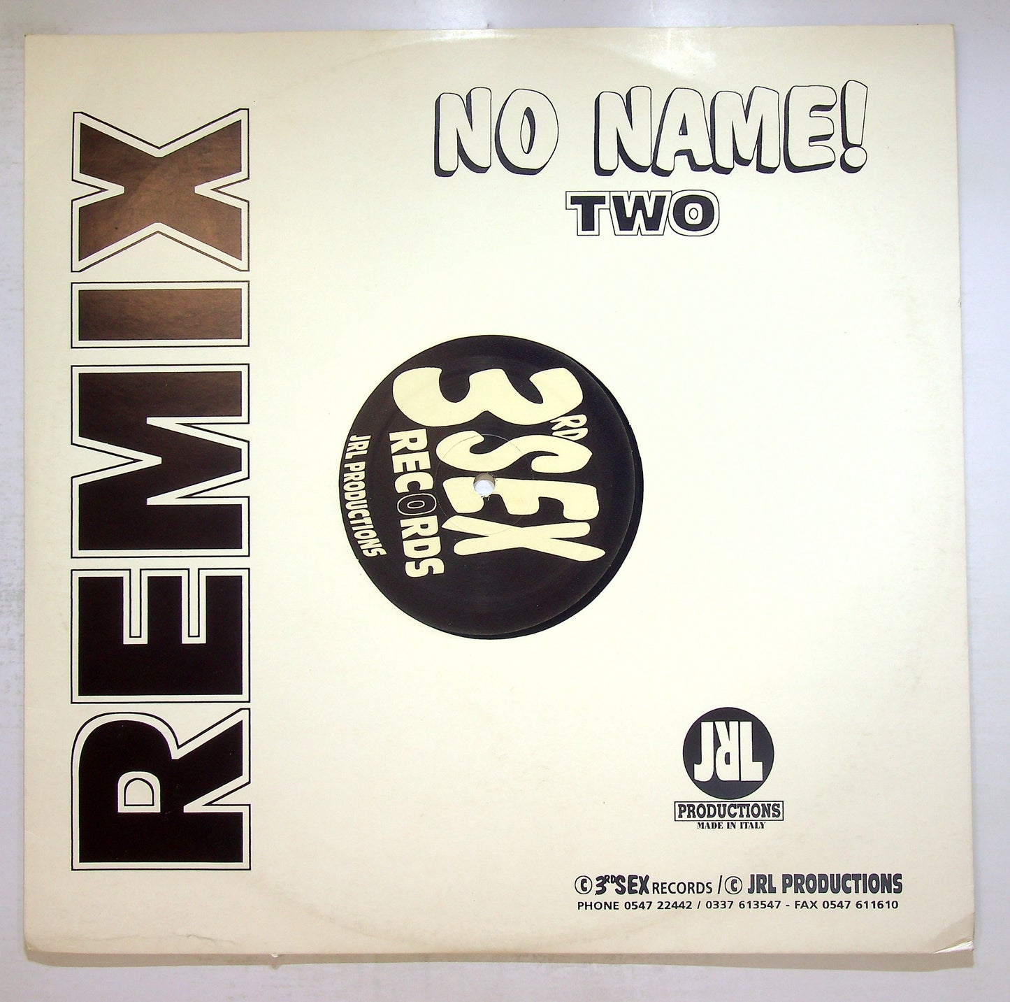 EBOND No Name! Two - Remix Vinile V109037
