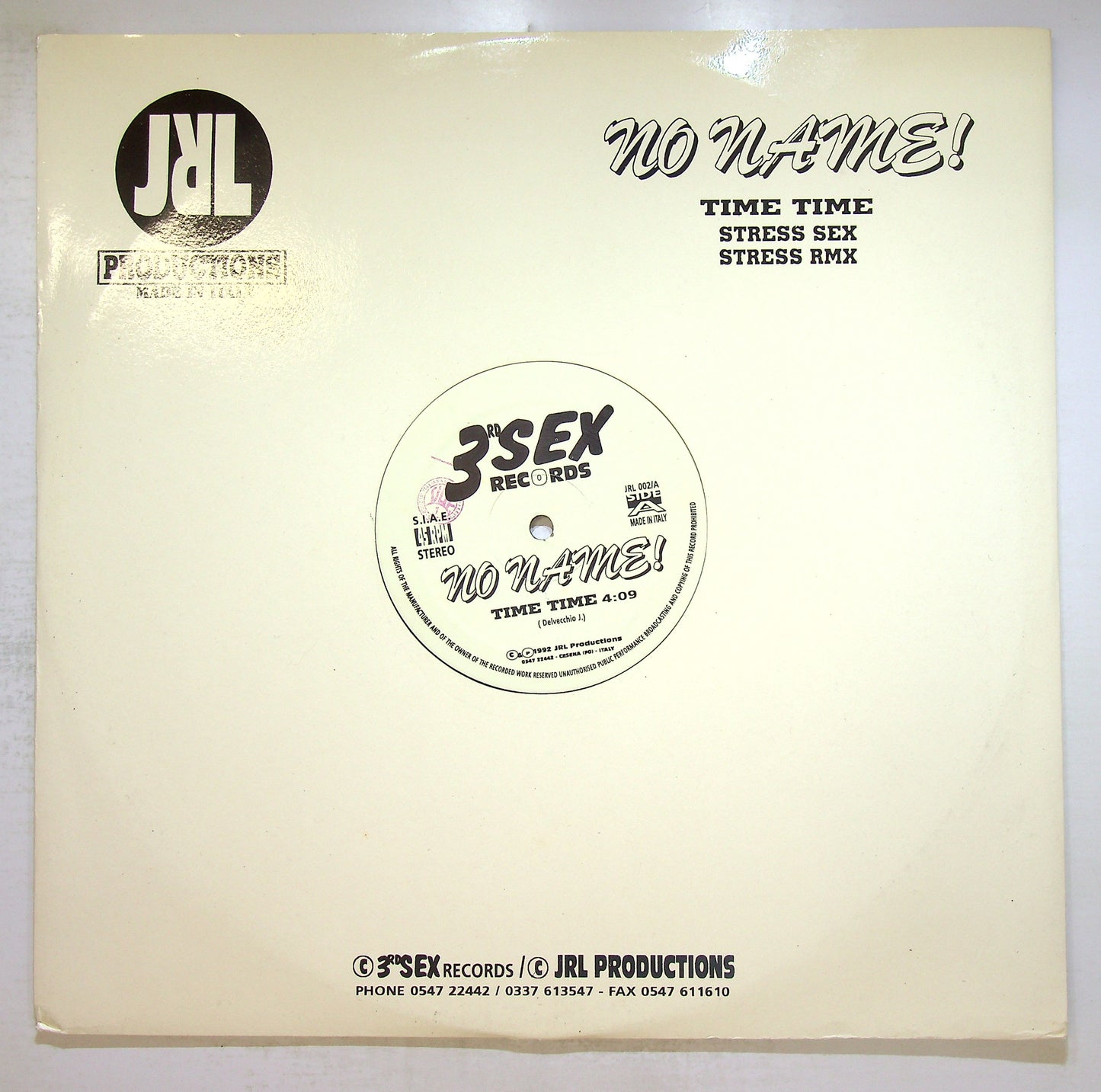 EBOND No Name! - Time Time Vinile V109039
