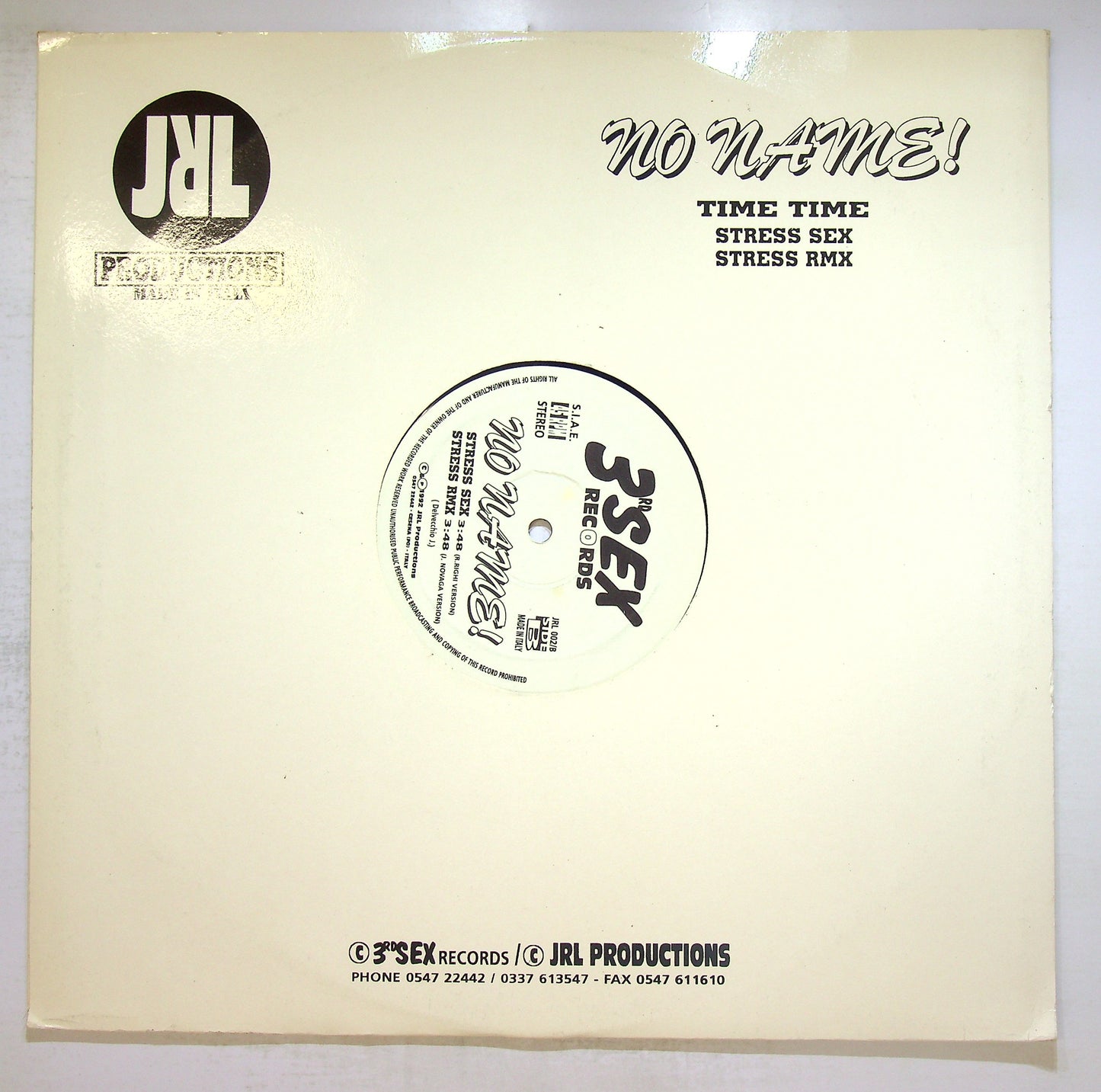 EBOND No Name! - Time Time Vinile V109039