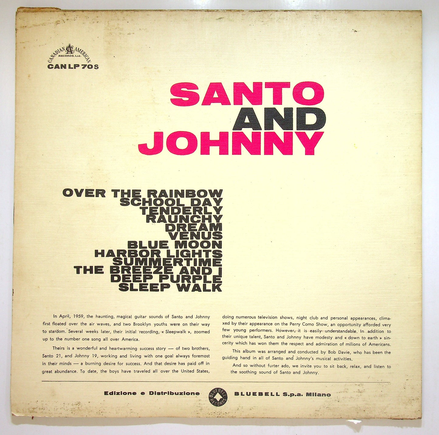 EBOND Santo & Johnny - Santo & Johnny Vinile V109053