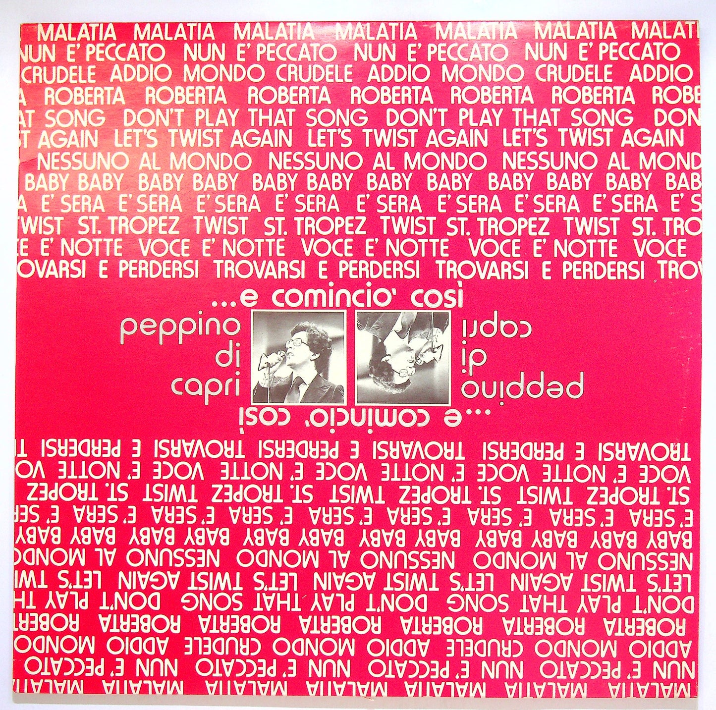 EBOND Peppino Di Capri - ... E Comincio Cosi Vinile V109070
