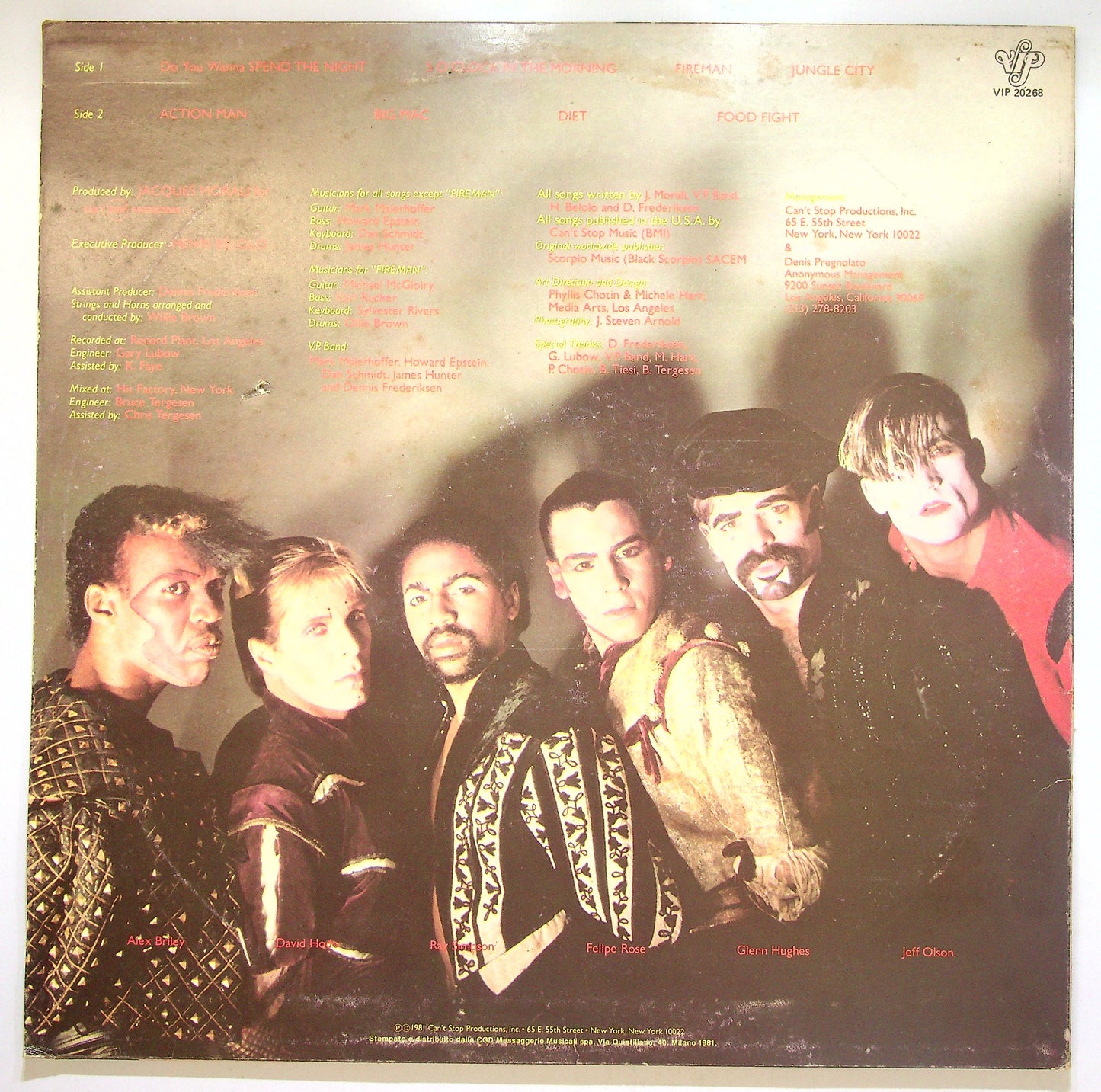 EBOND Village People - Renaissance Vinile V109089