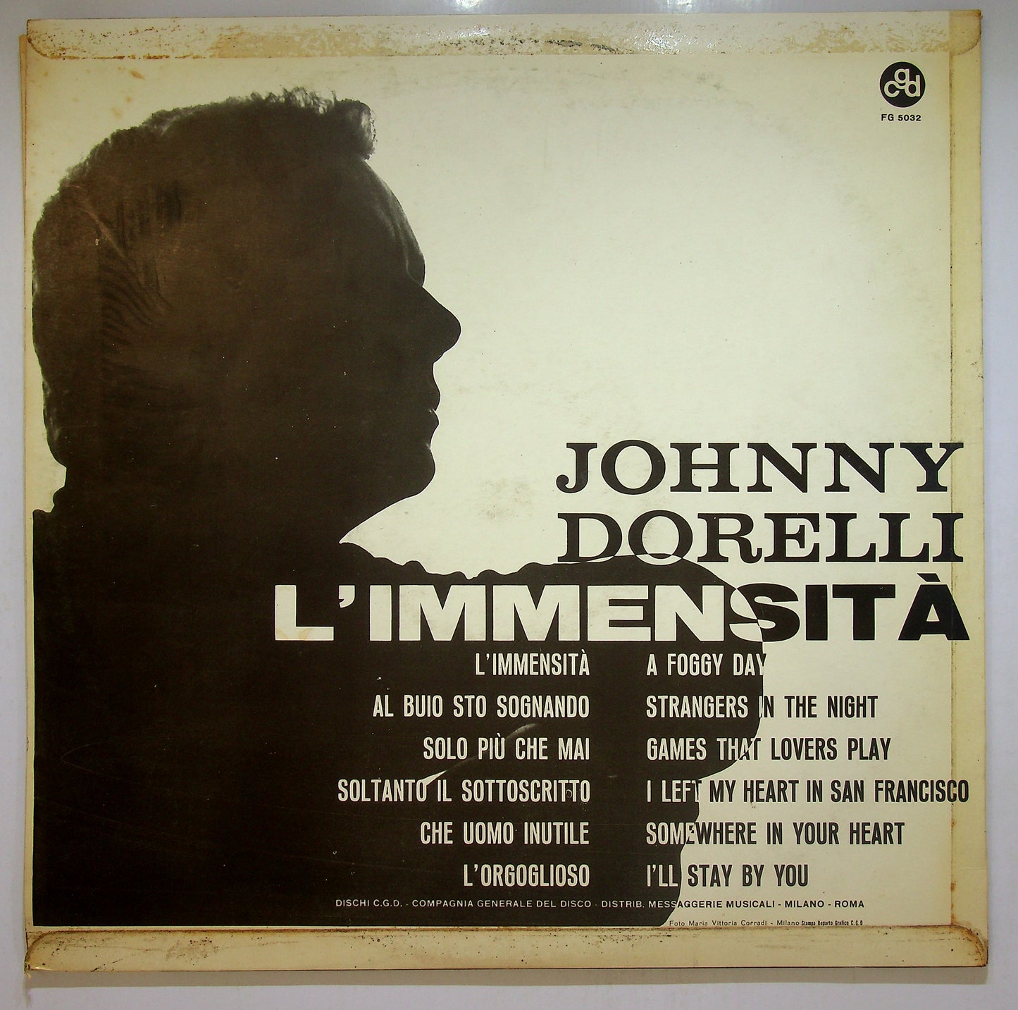 EBOND Johnny Dorelli - L'Immensita Vinile V109100