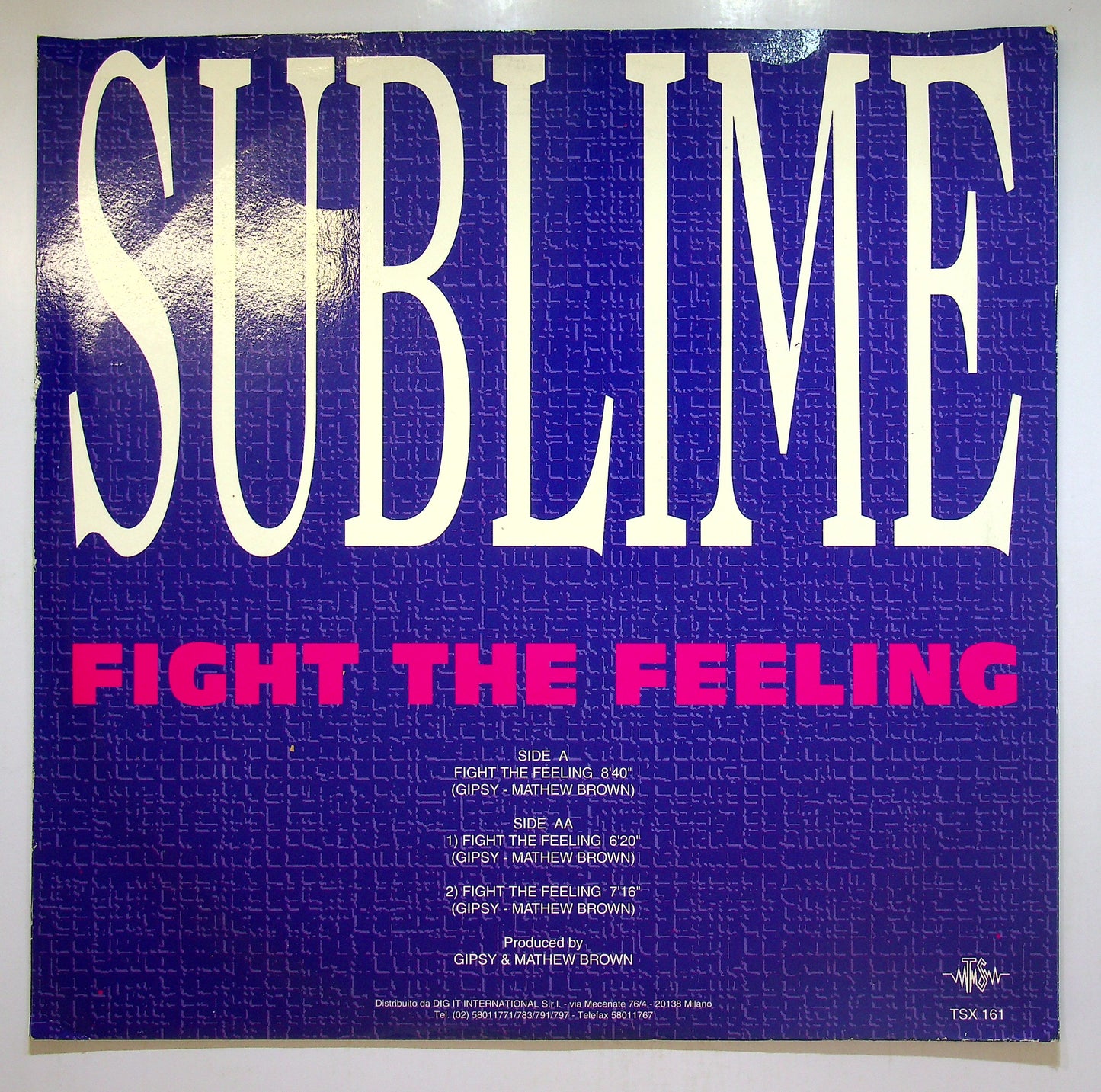 EBOND Sublime - Fight The Feeling Vinile V109108