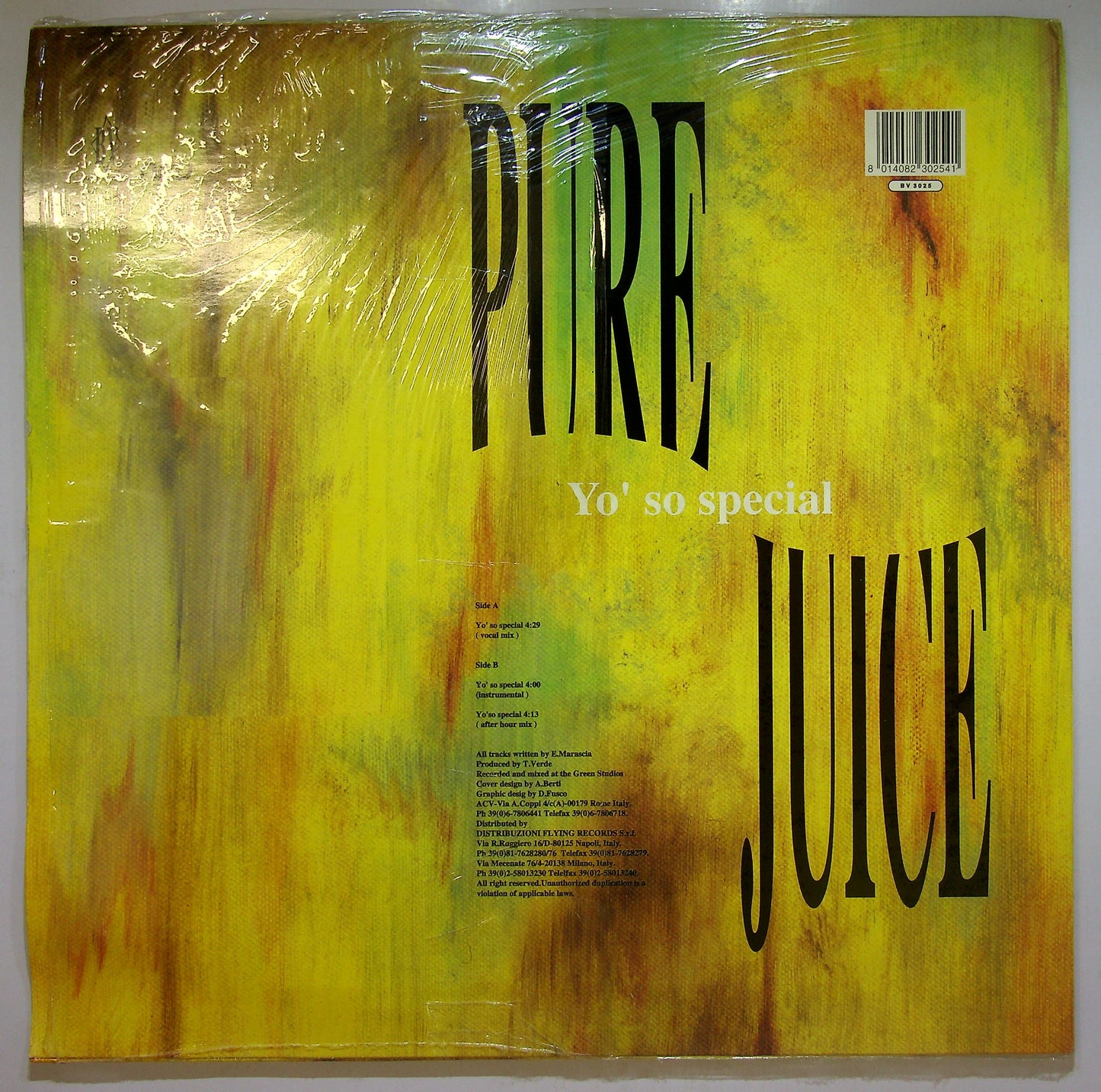 EBOND Pure Juice - Yo' So Special Vinile V109123