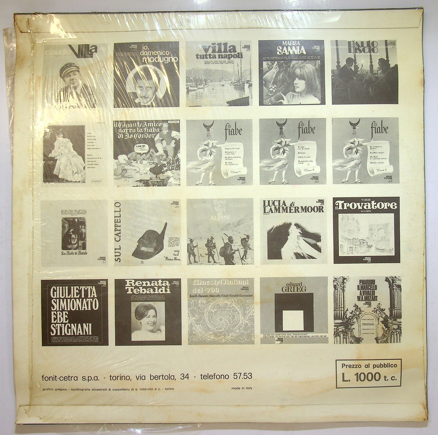 EBOND Domenico Modugno - Io, Domenico Modugno Vinile V109137