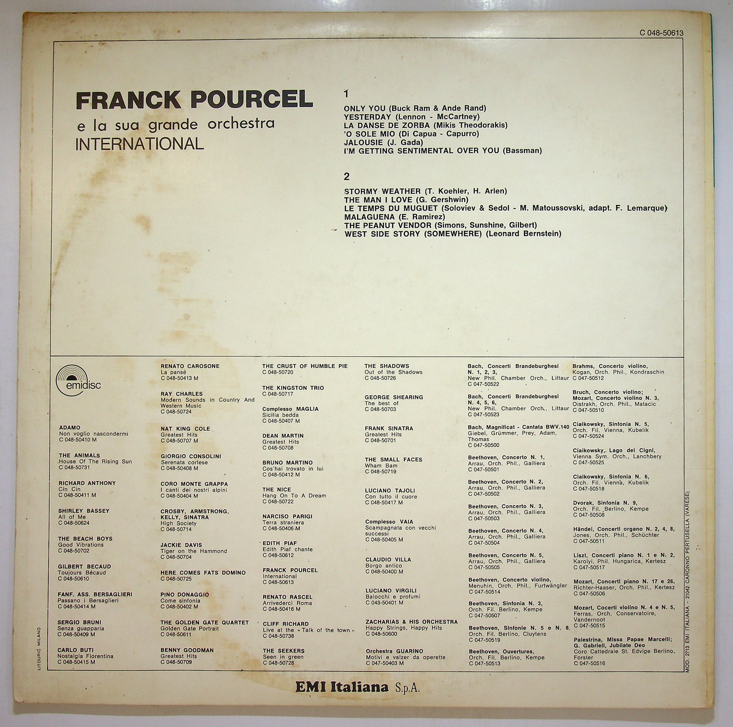 EBOND Franck Pourcel Et Son Grand Orchestre - International Vinile V110002