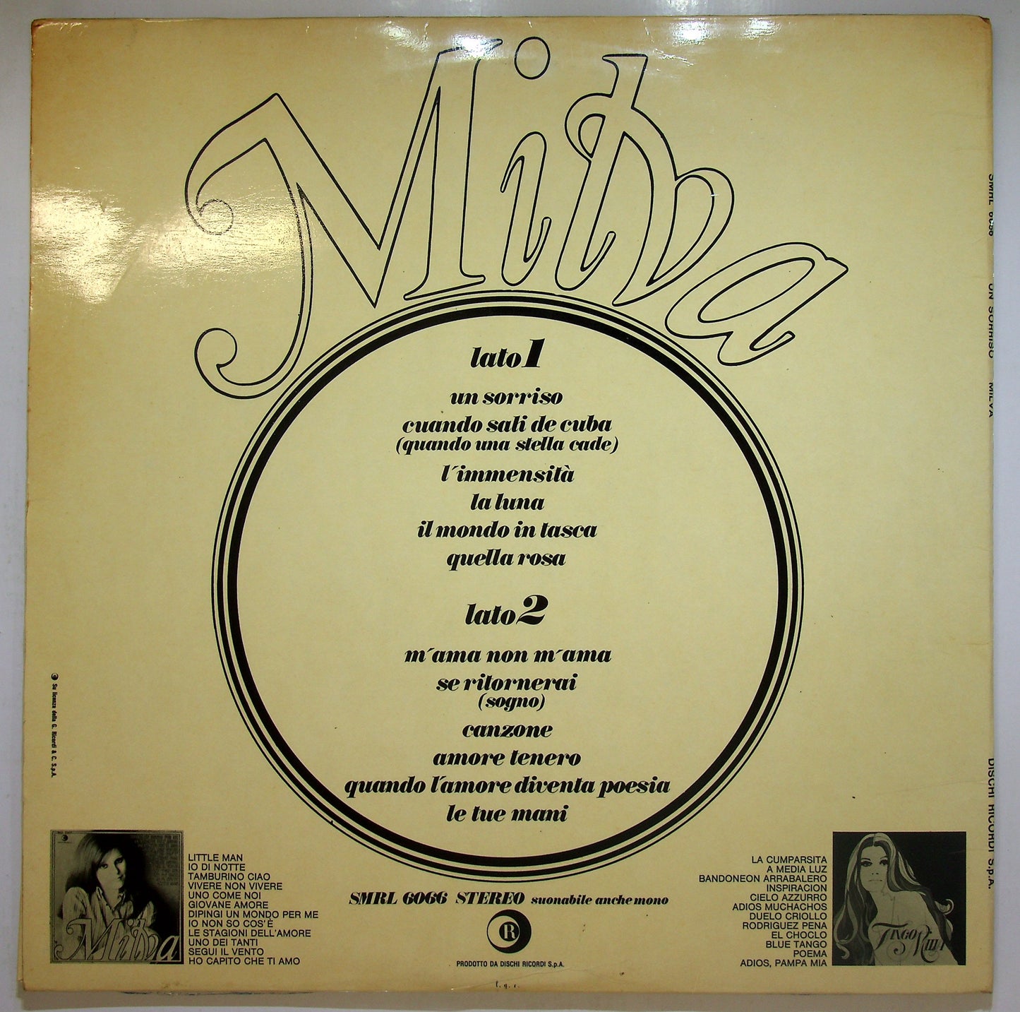 EBOND Milva - Un Sorriso Vinile V110018