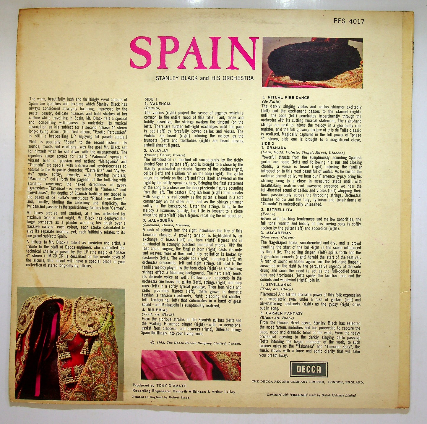 EBOND Stanley Black And His Orchestra - Spain Vinile V110037
