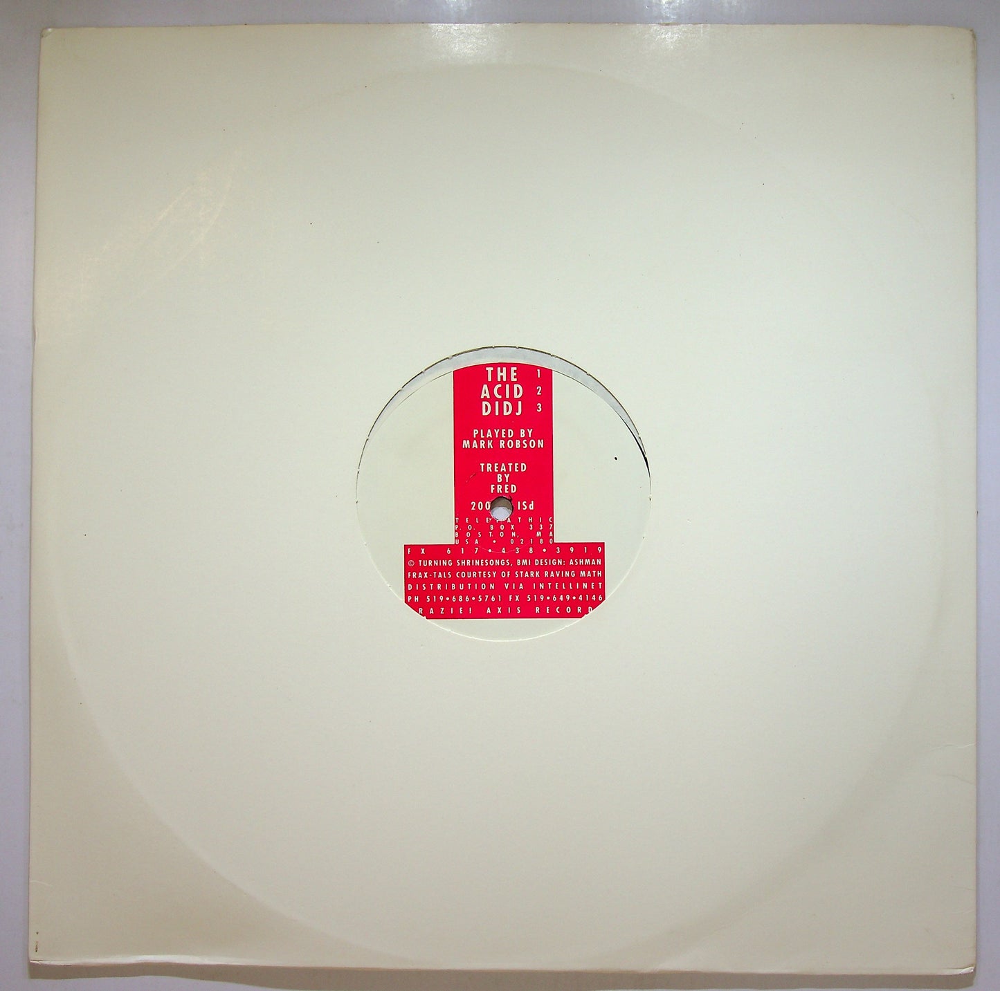 EBOND Mark Robson , Fred - The Acid Didj Vinile V110044