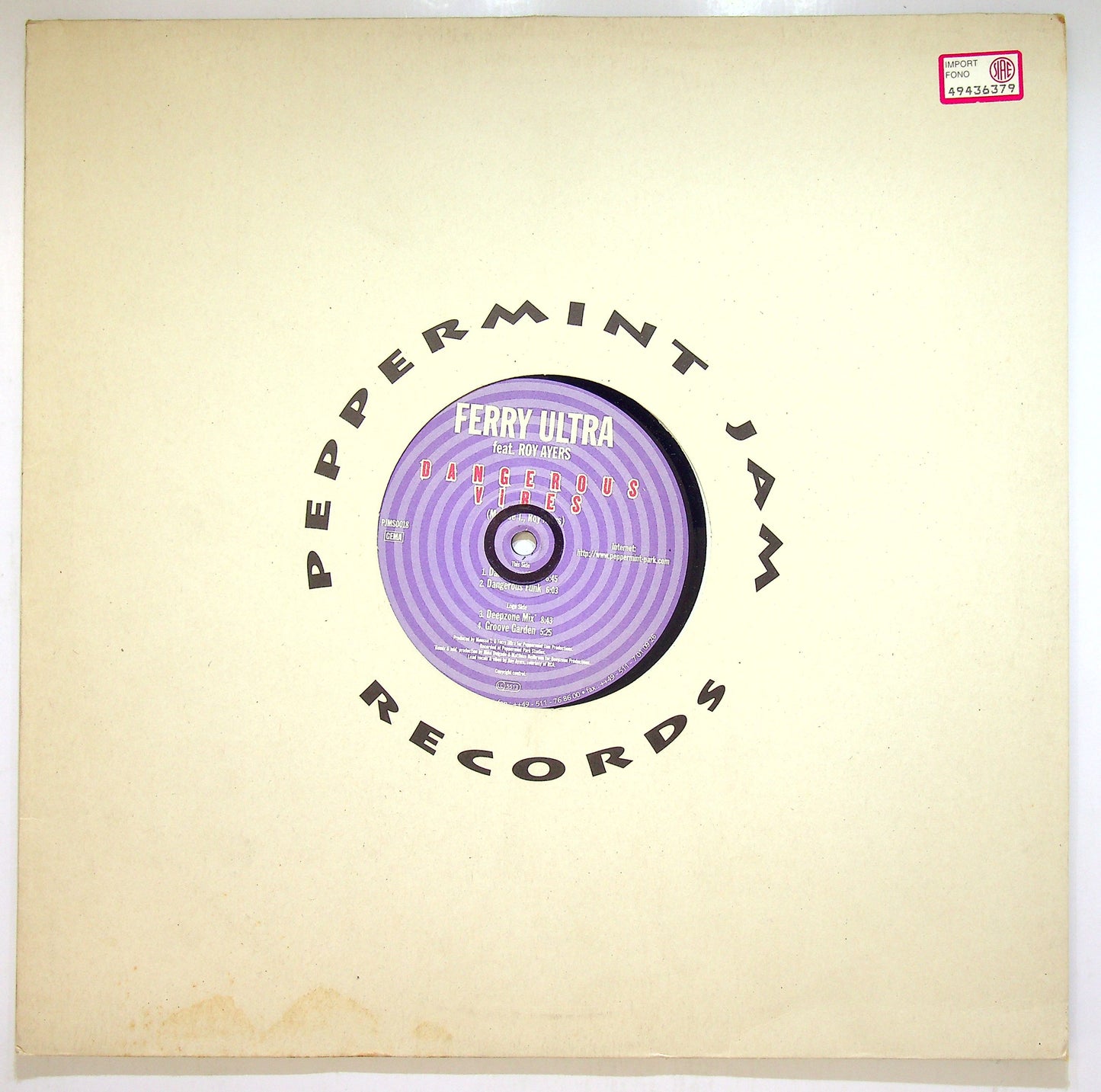 EBOND Ferry Ultra Feat. Roy Ayers - Dangerous Vibes Vinile V110087